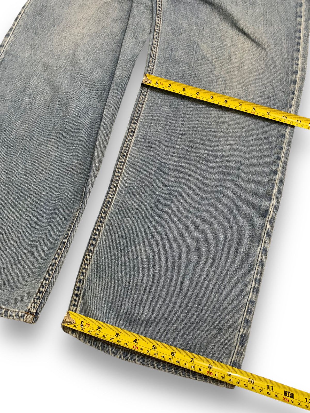 Levi's Vintage 90s Levis 529 White Tab Blue Washed Baggy Jeans Size US 32 / EU 48 - 17 Thumbnail