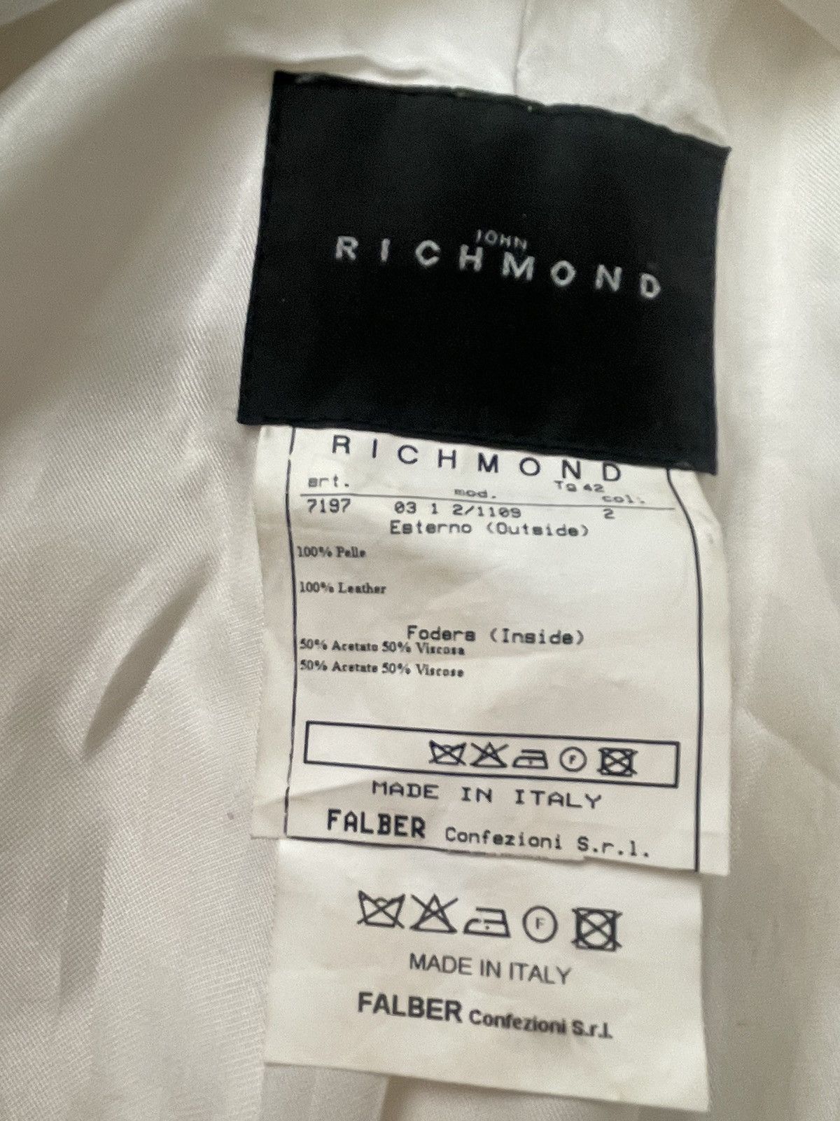John Richmond Piton leather jacket Size M / US 6-8 / IT 42-44 - 10 Thumbnail