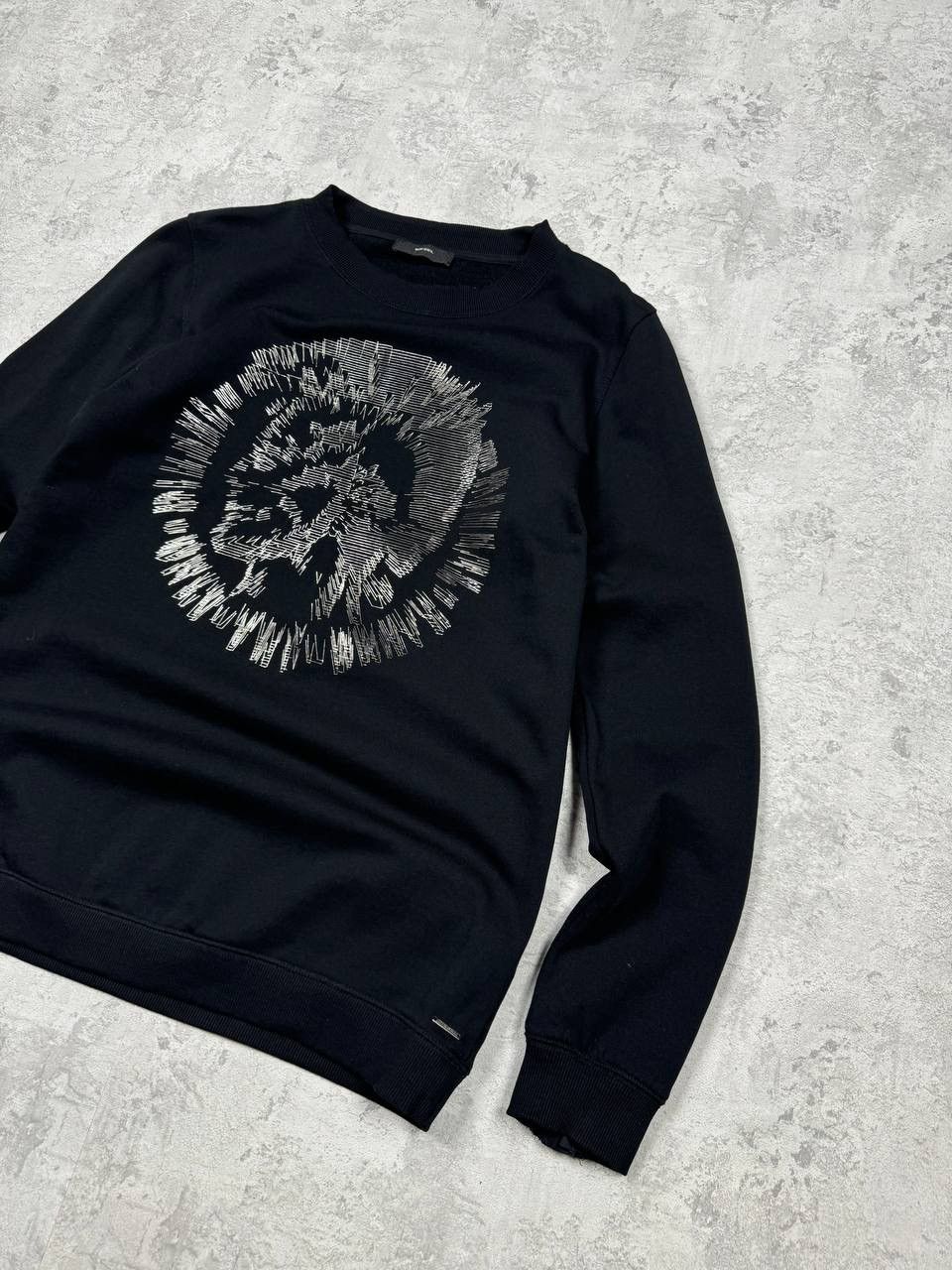 Diesel Diesel Black Sweatshirt Big Logo Size M Size US M / EU 48-50 / 2 - 3 Thumbnail