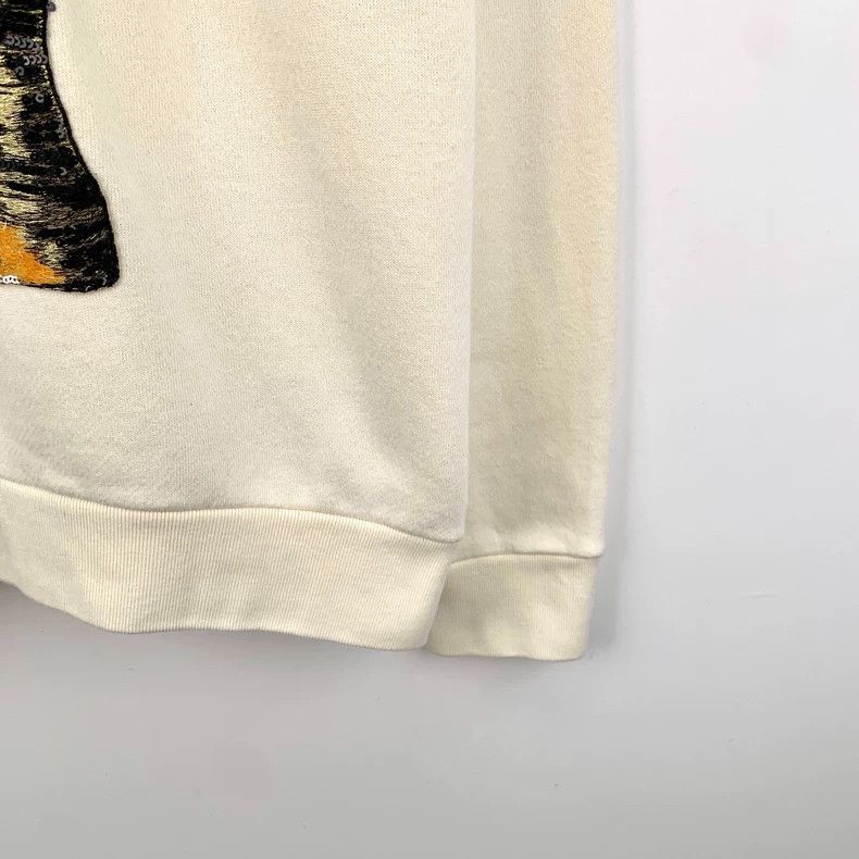 Gucci Gucci Beige princess sequin cotton round-neck long-sleeved Size M / US 6-8 / IT 42-44 - 5 Thumbnail