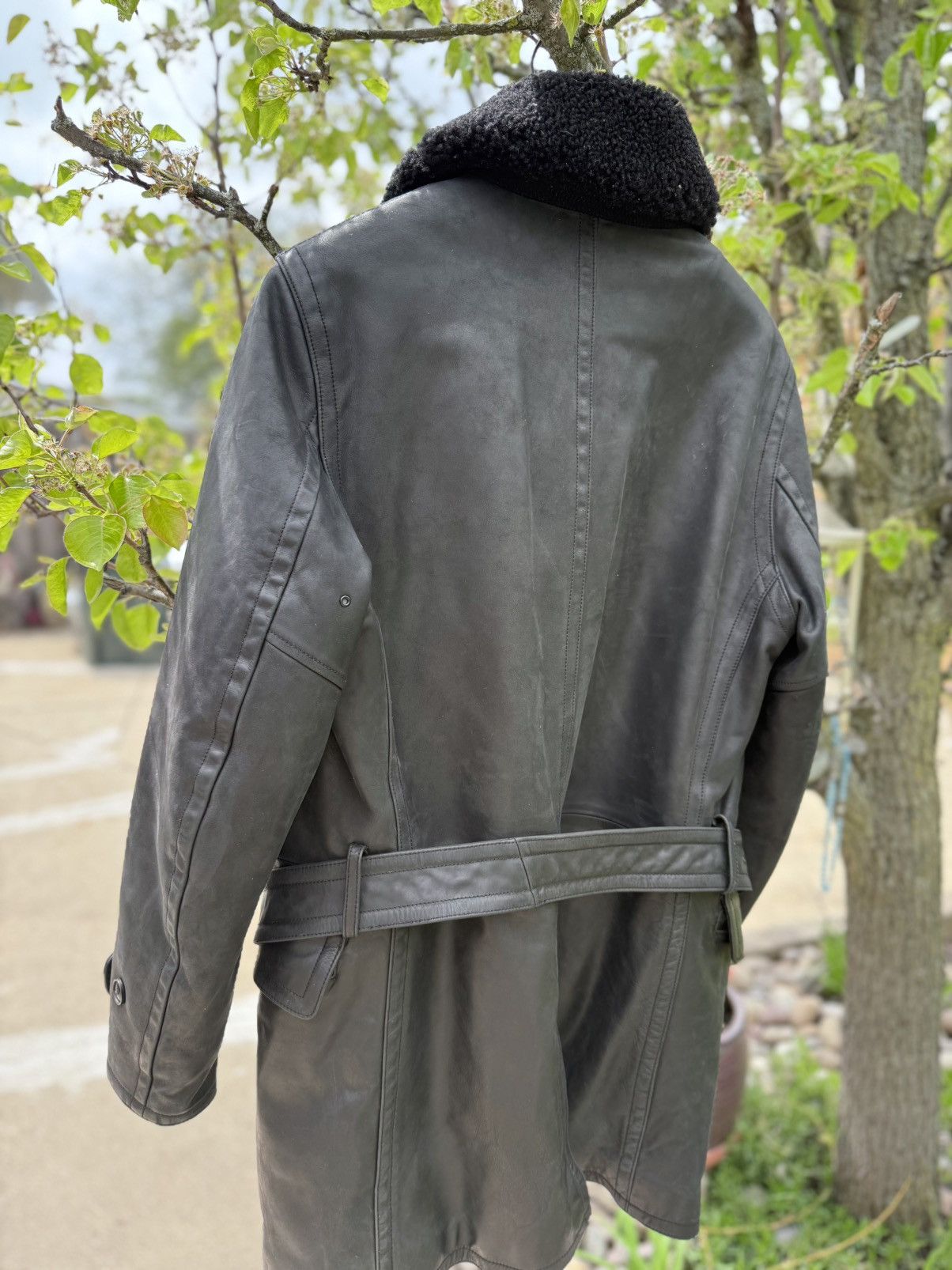 Banana Republic Banana Republic Shawl Collar cowhide leather Jacket Black S Size US S / EU 44-46 / 1 - 7 Thumbnail