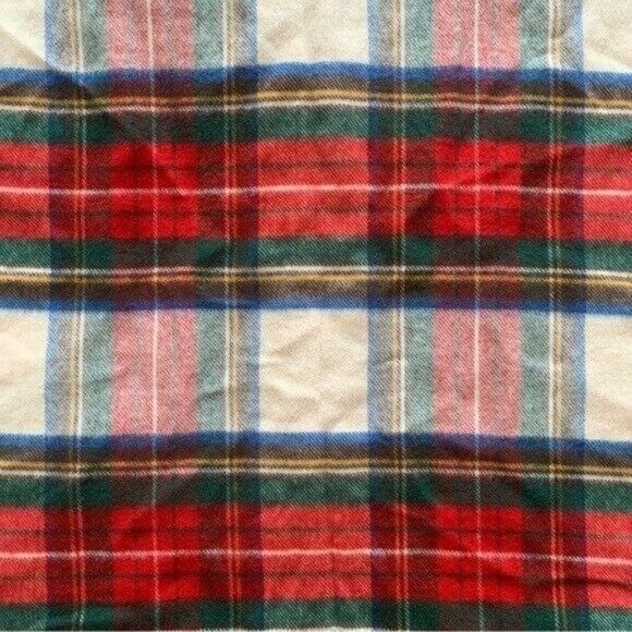 Lord & Taylor Lord & Taylor Tartan Plaid Winter Wool Scarf Size ONE SIZE - 3 Thumbnail