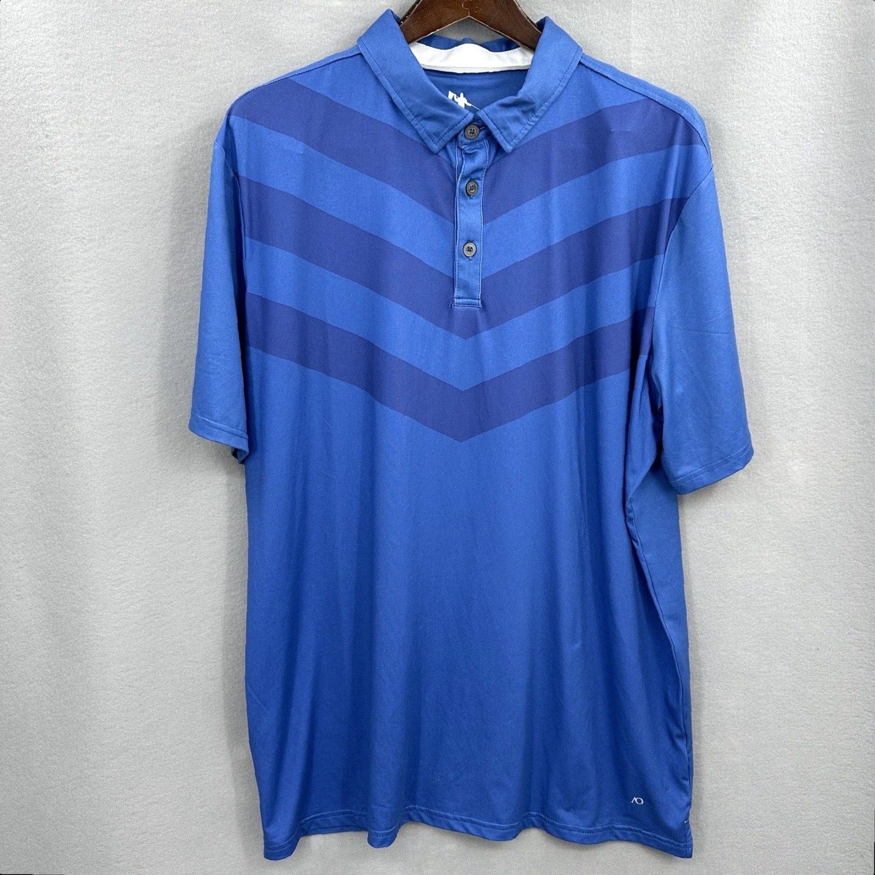 Vintage Anderson Ord Shirt Mens Large Blue Polo Short Sleeve Golf Performance Preppy Dad Mens Size US L / EU 52-54 / 3 - 2 Thumbnail