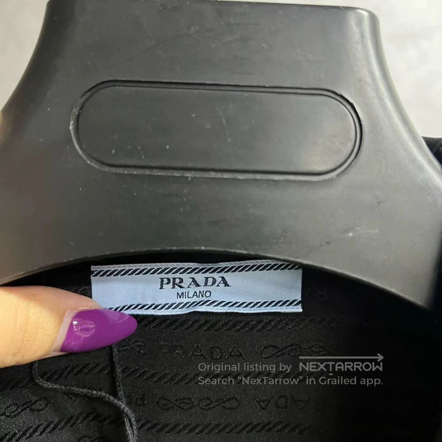 Prada prada black triangle logo casual jacket. Size US S / EU 44-46 / 1 - 2 Thumbnail