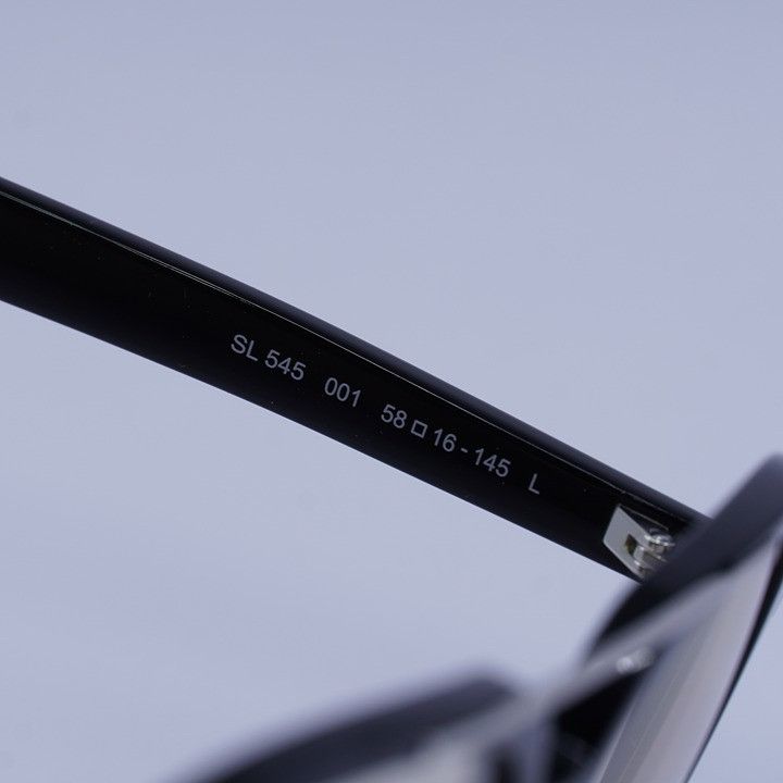 Saint Laurent Paris Saint Laurent SL545 001 Sunglasses Black Aviator Frame Size ONE SIZE - 6 Thumbnail