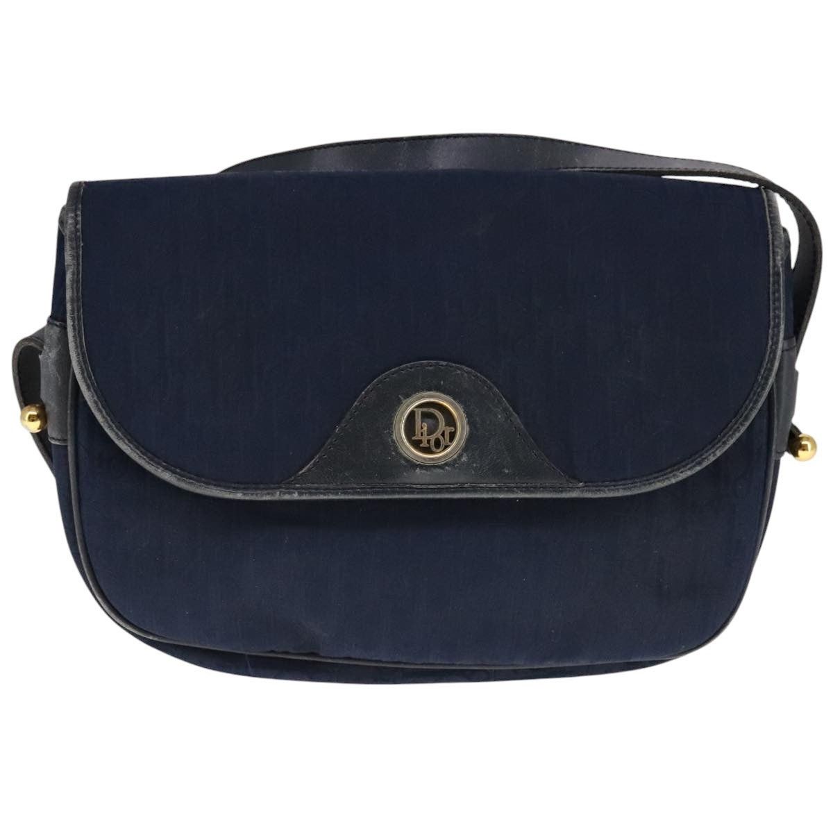 Dior DIOR Trotter Canvas Shoulder Bag Navy Size ONE SIZE - 2 Thumbnail