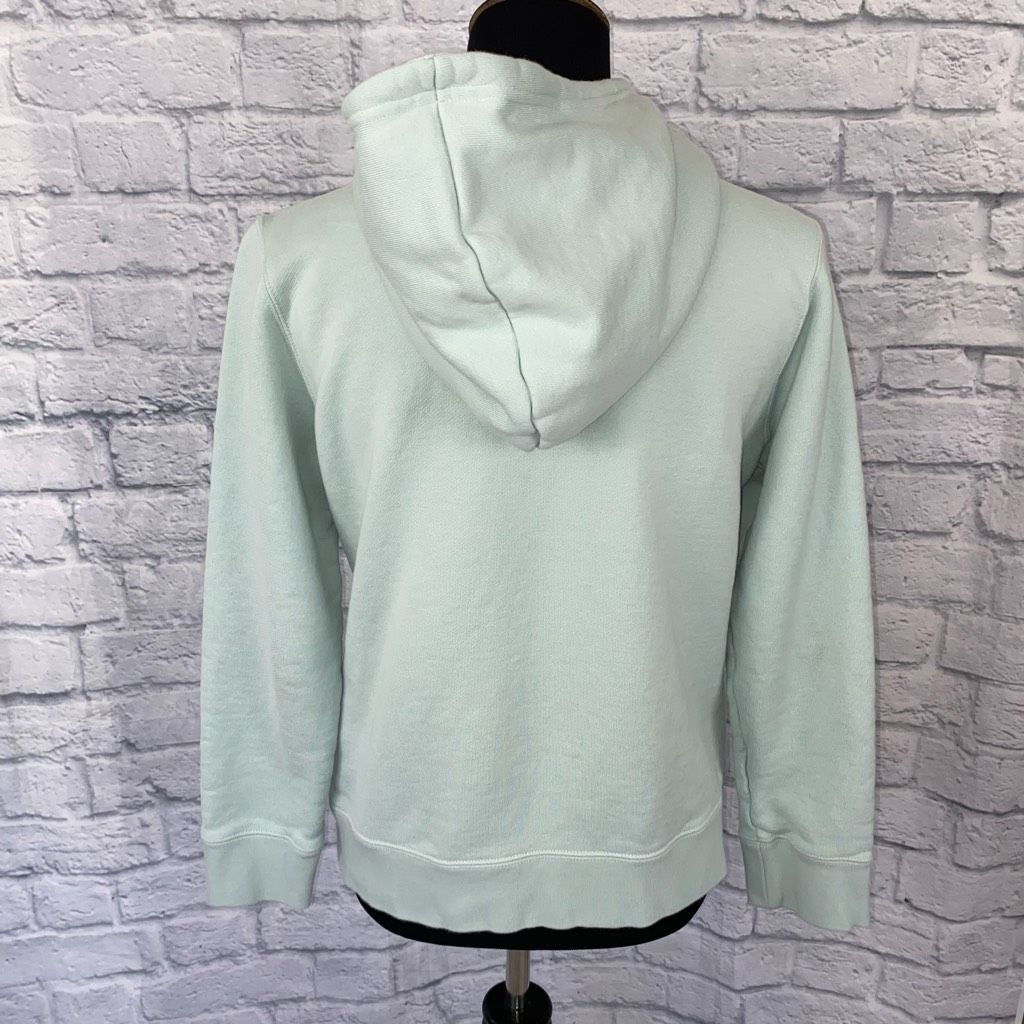 Adidas Adidas graphic print pullover hoodie w/front pocket mint gre Size S / US 4 / IT 40 - 8 Thumbnail