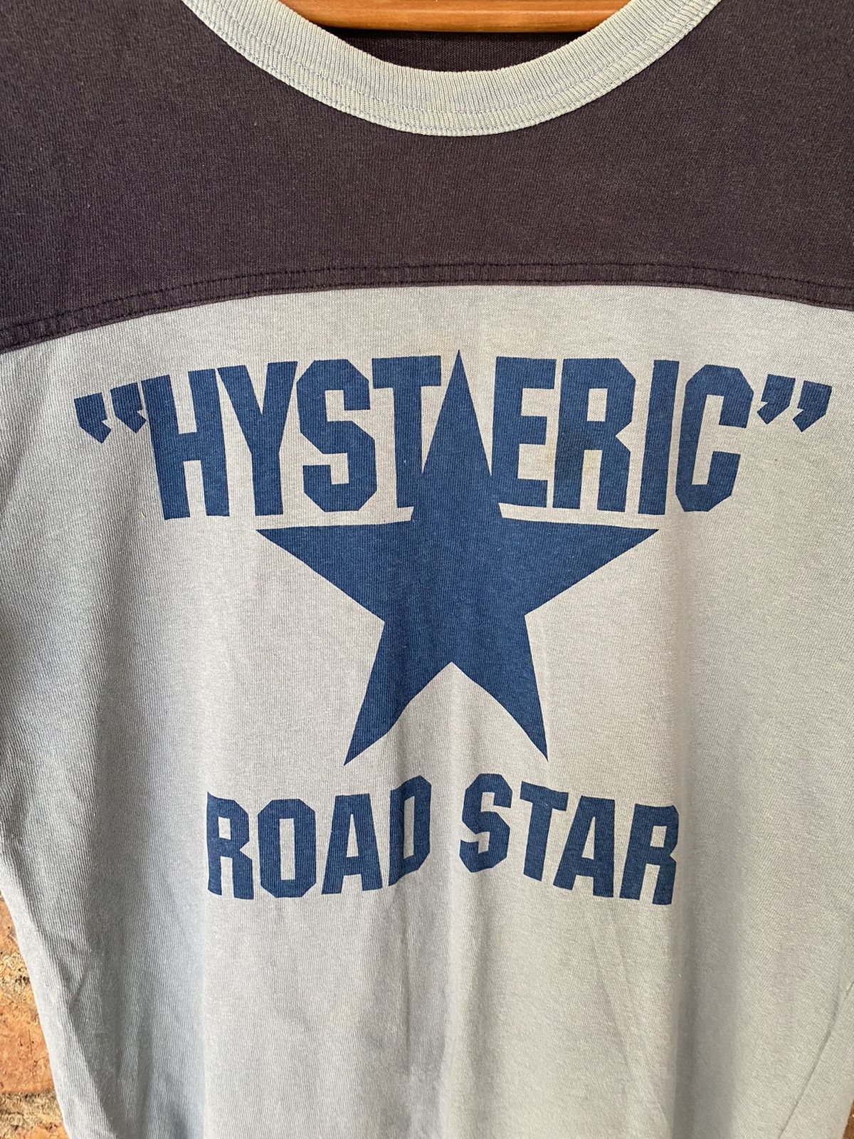 Hysteric Glamour 1990s Hysteric Road Star raglan tee Size US M / EU 48-50 / 2 - 3 Thumbnail