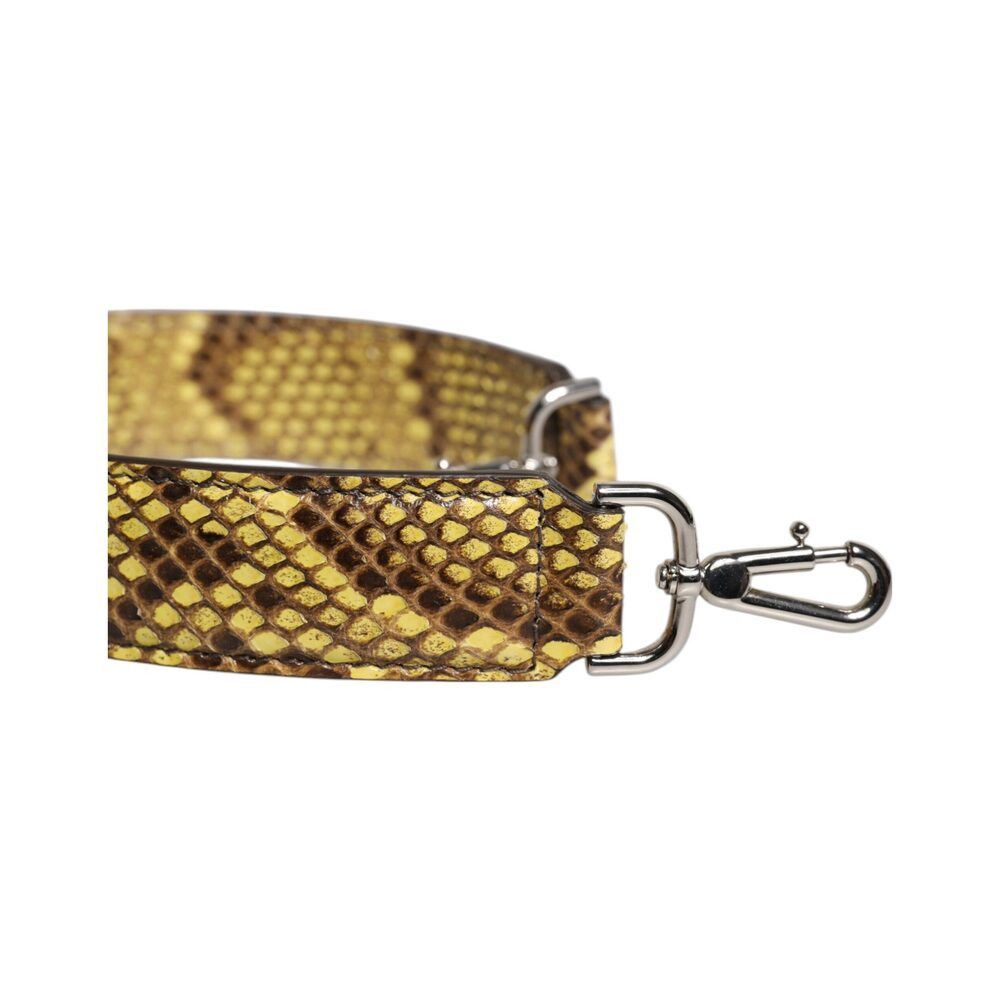 Dolce & Gabbana Dolce & Gabbana Yellow Exotic Leather Bag Shoulder Strap Size ONE SIZE - 3 Thumbnail