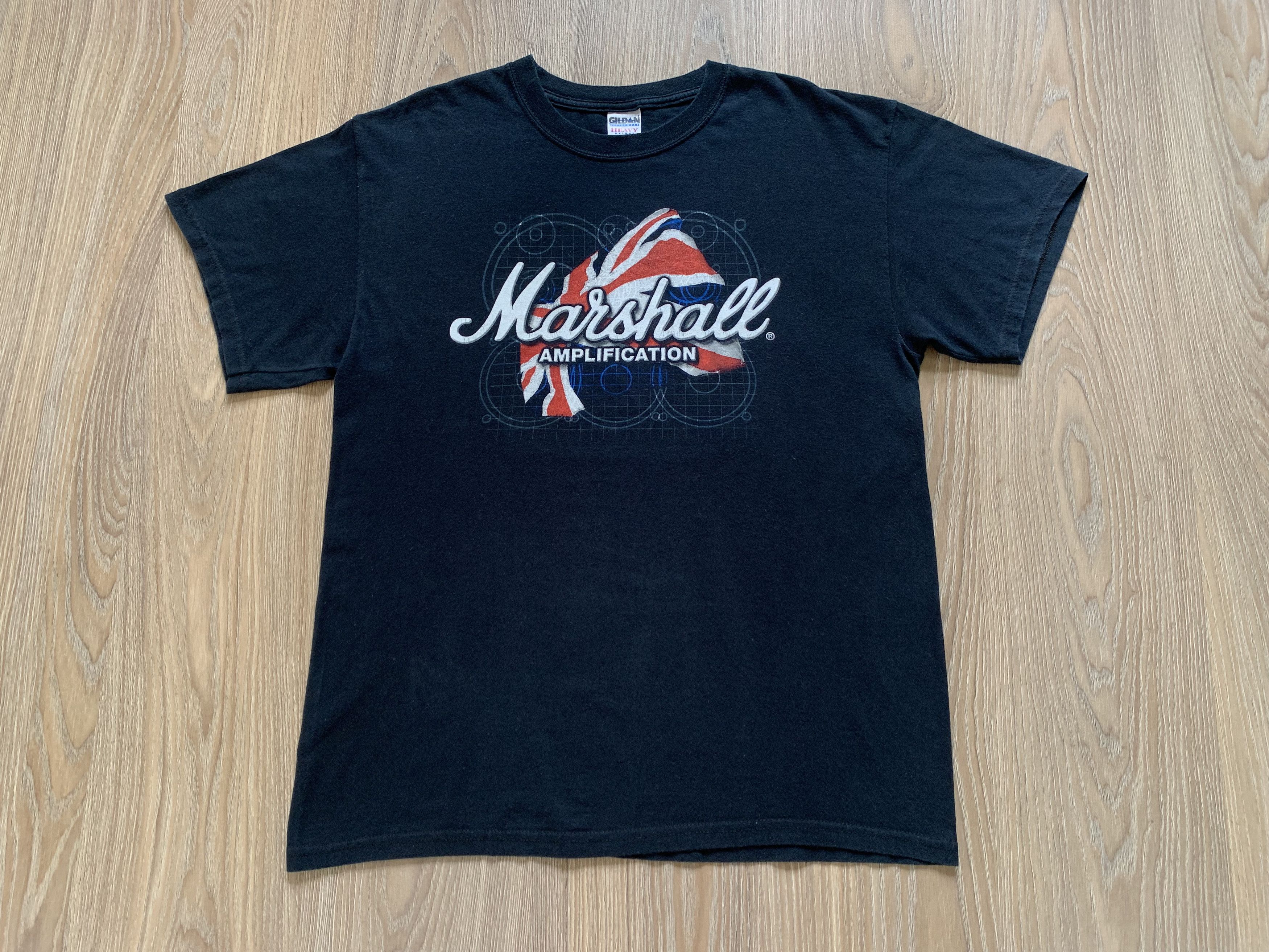 Gildan Gildan Vintage Marshall Amplification Printed T Shirt Size US L / EU 52-54 / 3 - 2 Thumbnail