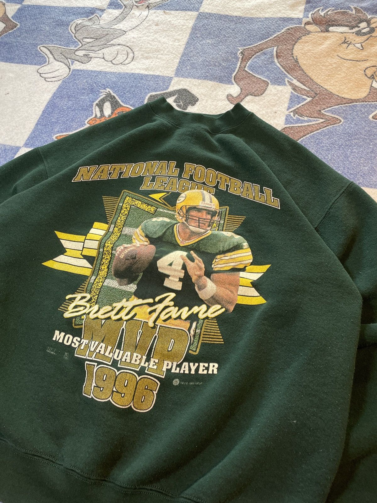 NFL Vintage Brett Favre mvp crewneck sweatshirt Size US L / EU 52-54 / 3 - 2 Thumbnail