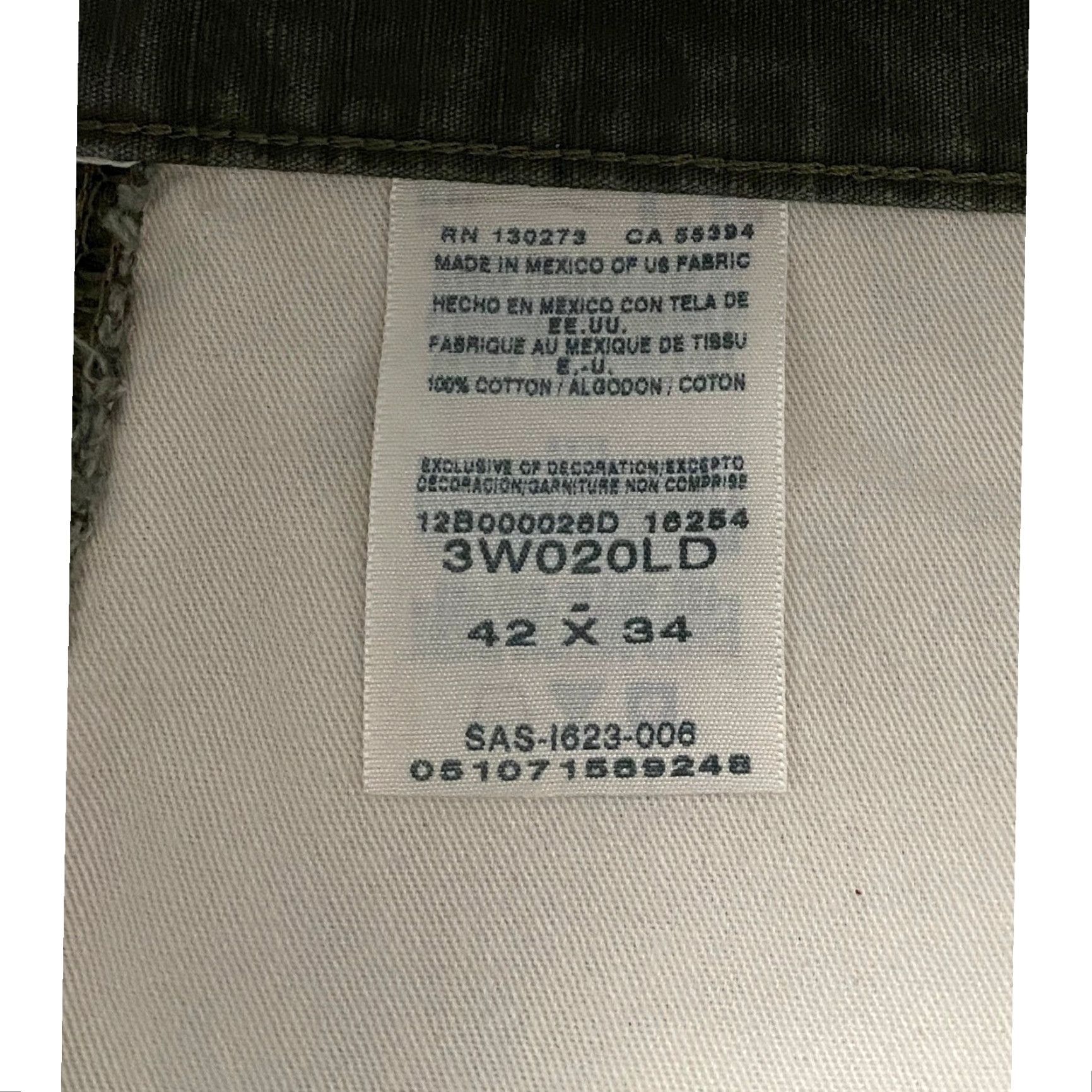Vintage VINTAGE Riggs Workwear Carpenter Pants Mens Size 42×34 Green Ripstop Straight Size US 42 / EU 58 - 6 Thumbnail
