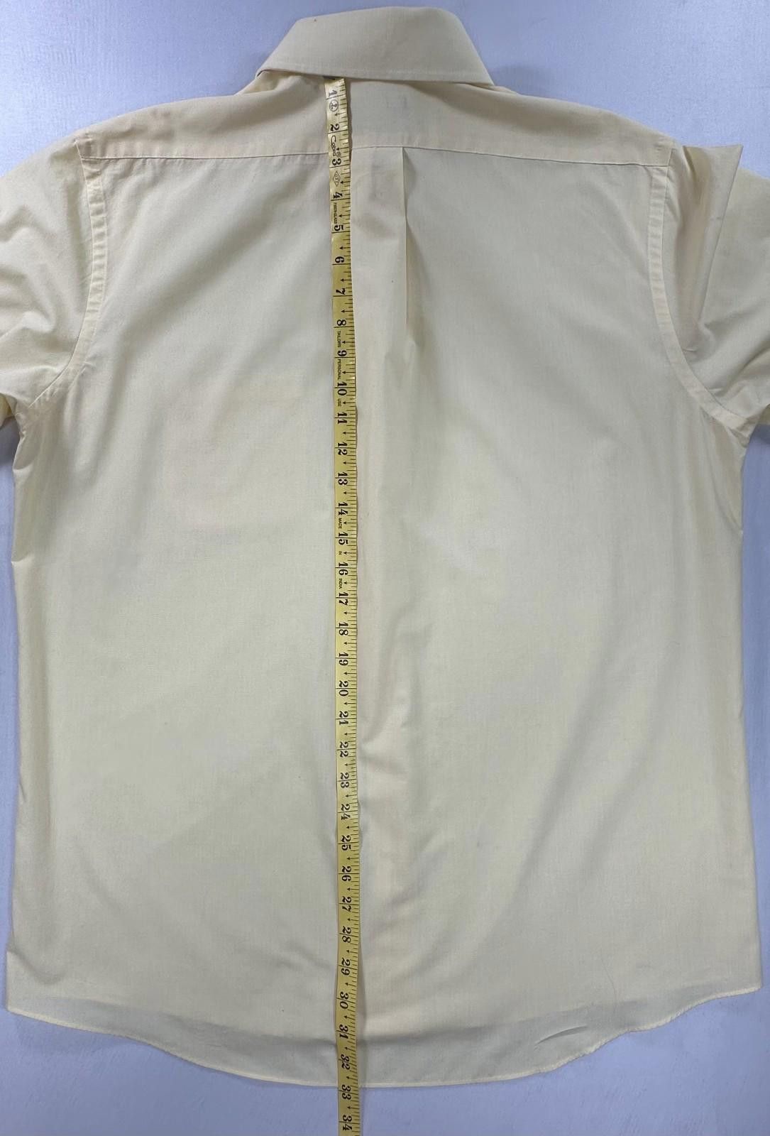 Chaps Ralph Lauren Chaps Wrinkle Free Reg Fit Button Up Yellow L Size US L / EU 52-54 / 3 - 4 Thumbnail