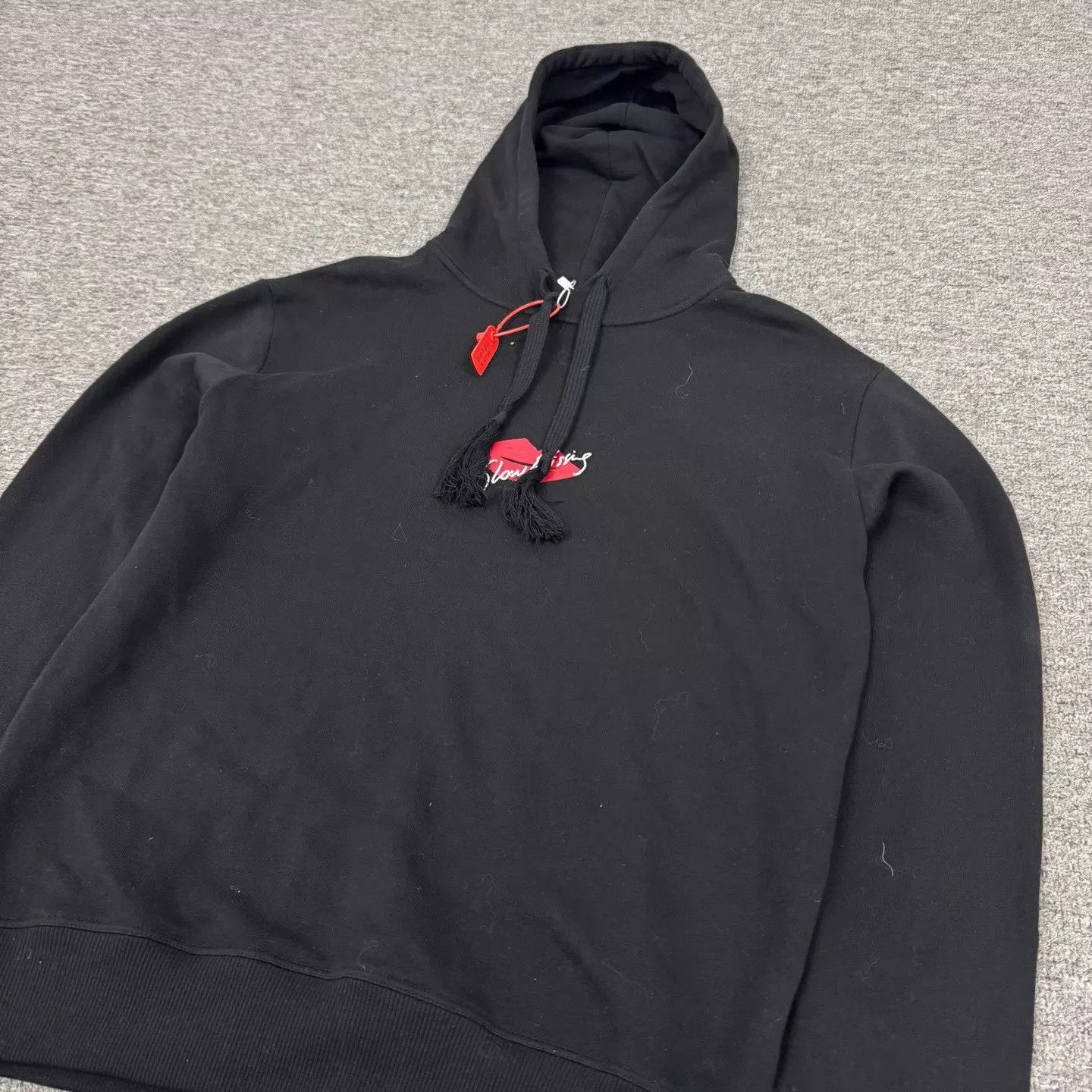 Saint Laurent Paris SLP Red Lip Logo Hoodie L 99 New Size US L / EU 52-54 / 3 - 4 Thumbnail