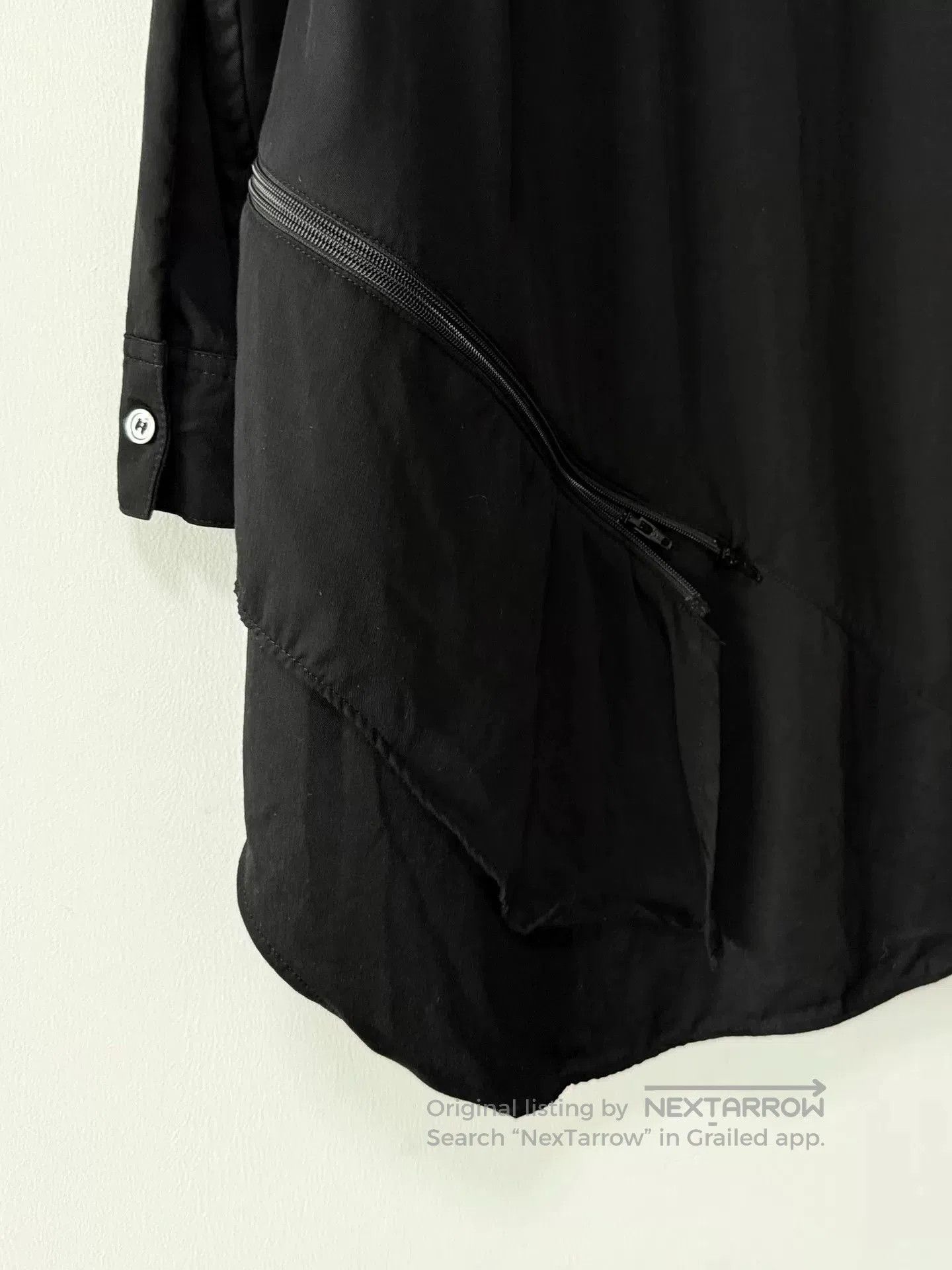 Yohji Yamamoto Yohji Yamamoto Ground Y Layered Zip Shirt. Size US S / EU 44-46 / 1 - 5 Thumbnail