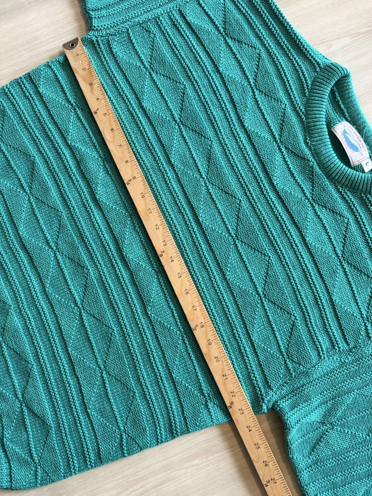 Vintage Vintage Bar Harbor Knits Geometric Knit Sweater Size US L / EU 52-54 / 3 - 4 Thumbnail
