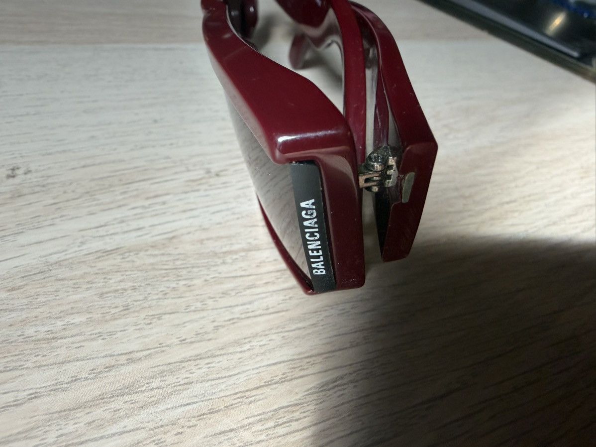 Balenciaga Balenciaga sunglasses in maroon Size ONE SIZE - 5 Thumbnail