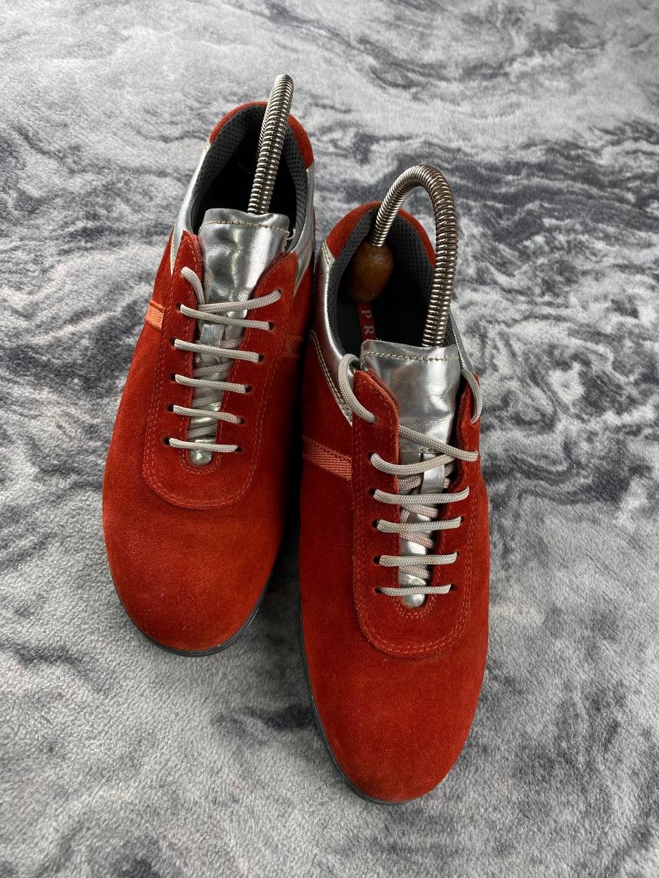 Prada Prada Sport Suede Colorblock Pattern Athletic Sneakers Size US 9 / IT 39 - 2 Thumbnail