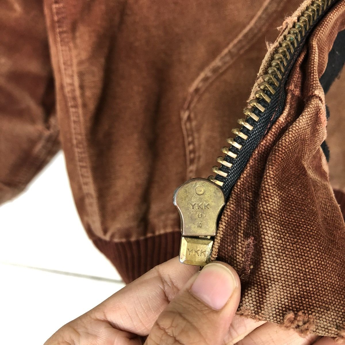 Carhartt 🔥Vtg Distressed Chore Jacket Duck Canvas Carhartt USA Size US M / EU 48-50 / 2 - 16 Thumbnail