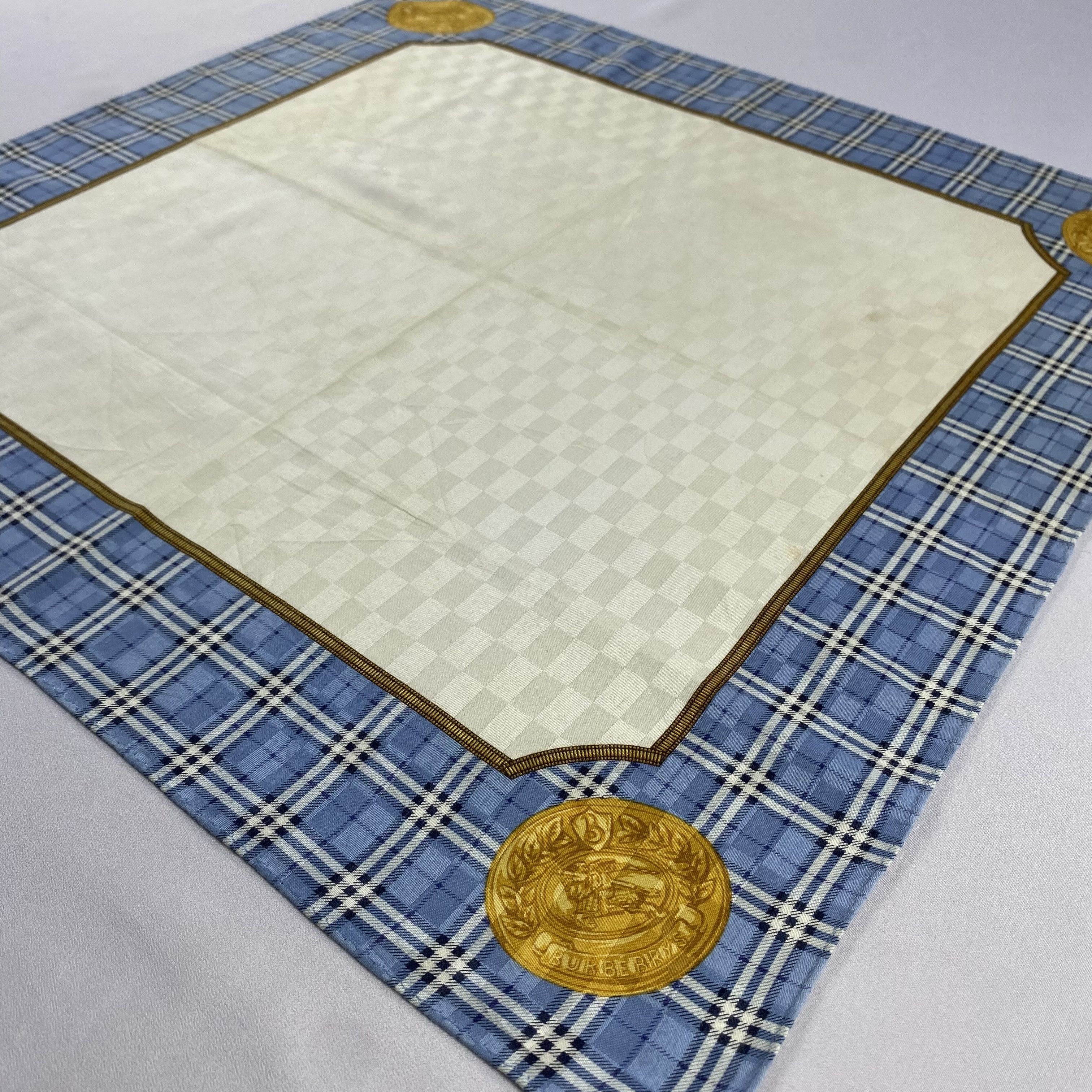 Burberry × Vintage Burberry Handkerchief / Neckerchief / Bandana-P1745 Size ONE SIZE - 2 Thumbnail