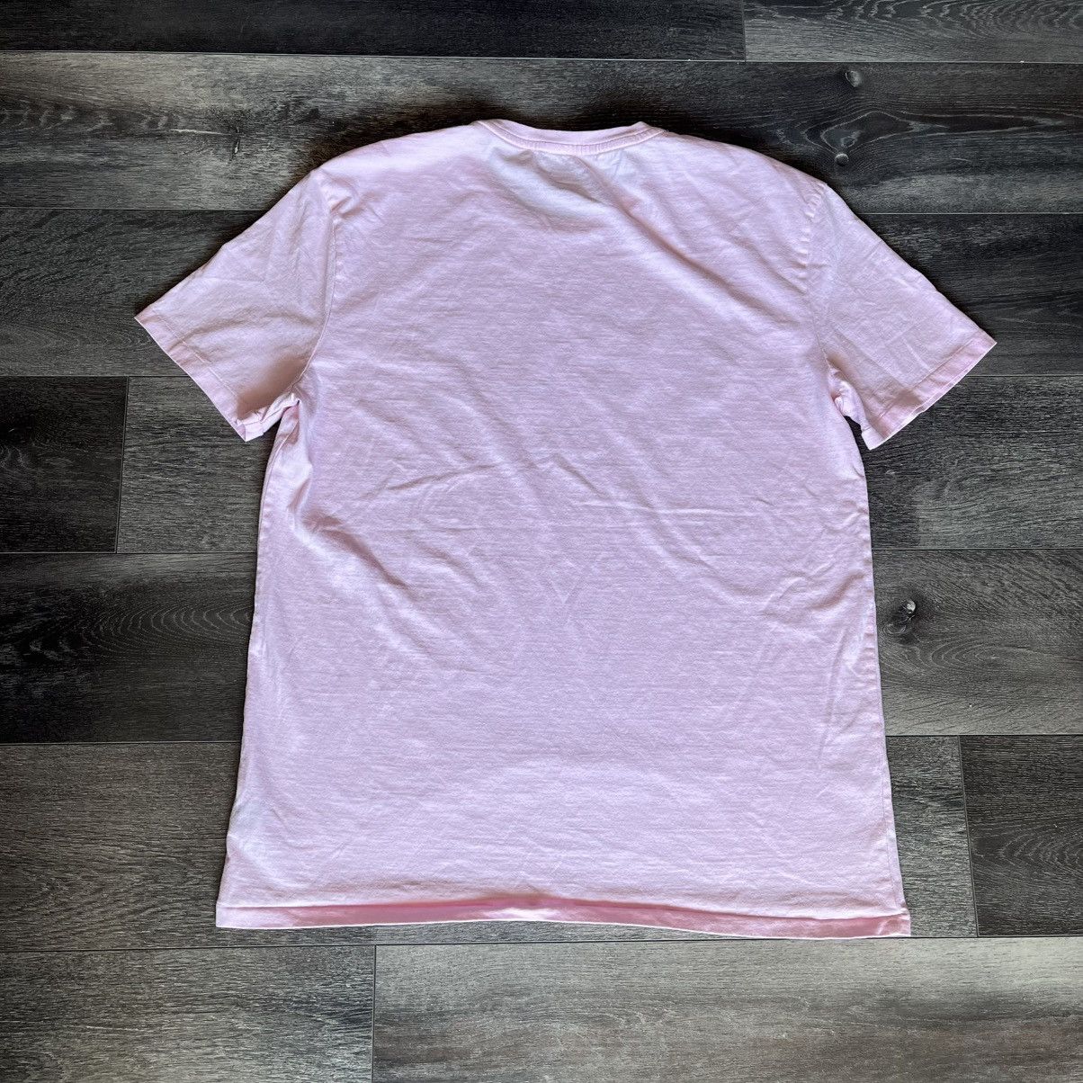 Polo Ralph Lauren Vintage Polo Ralph Lauren Light Baby Pink Arch Logo T Shirt Size US L / EU 52-54 / 3 - 2 Thumbnail