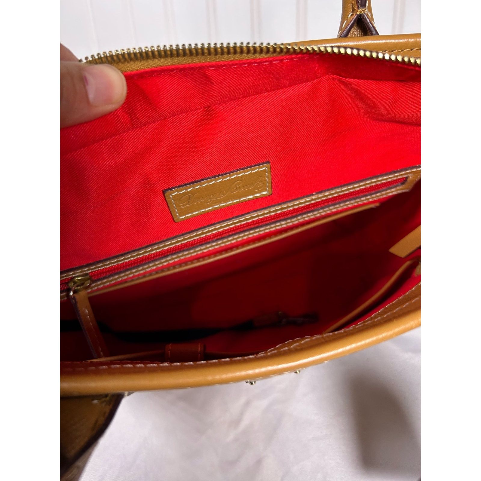 Dooney & Bourke DOONEY and Bourke Retro Tote embossed leather small russel Size ONE SIZE - 10 Thumbnail