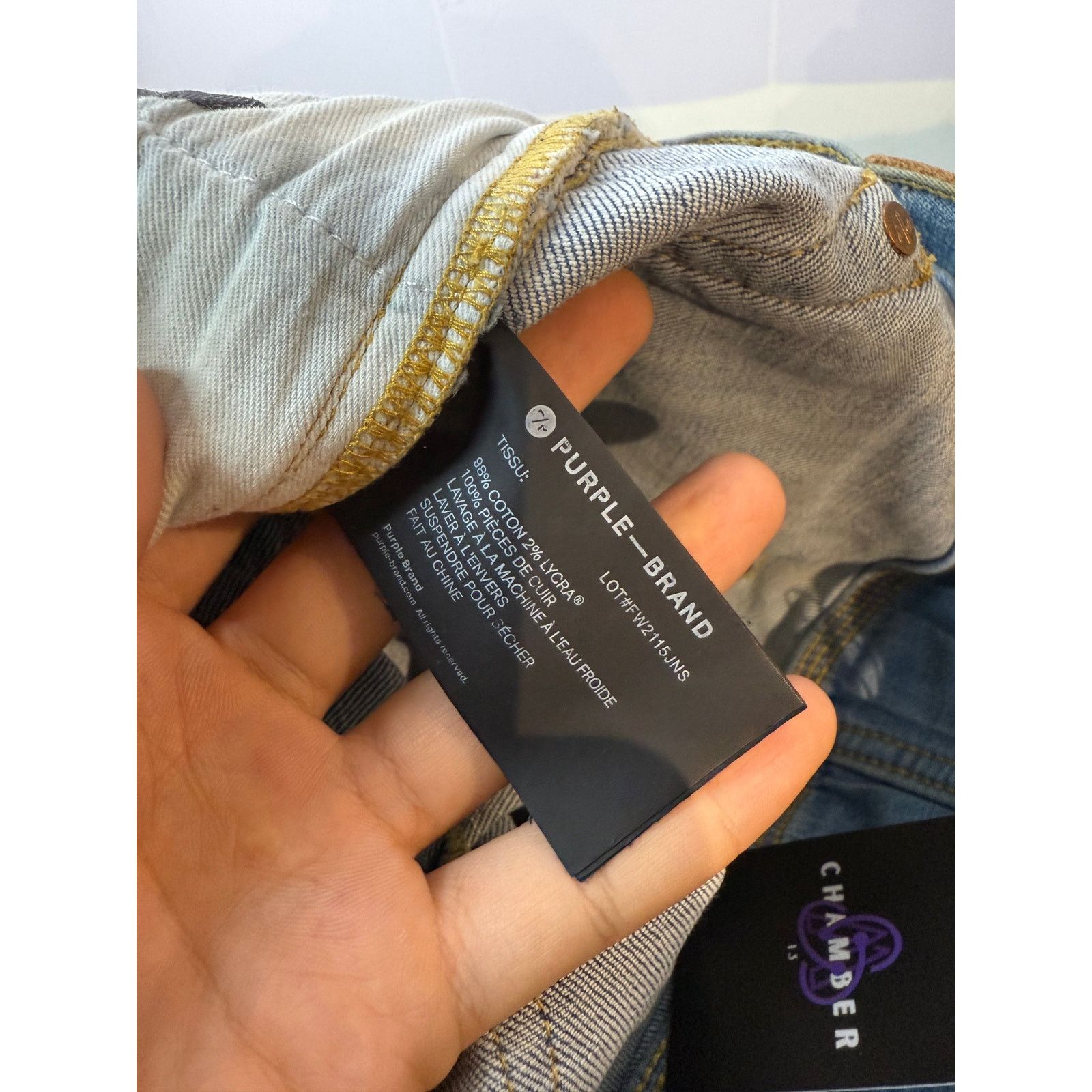 Purple Brand Purple Brand Light Wash Ripped Knee Jeans Size US 29 - 5 Thumbnail