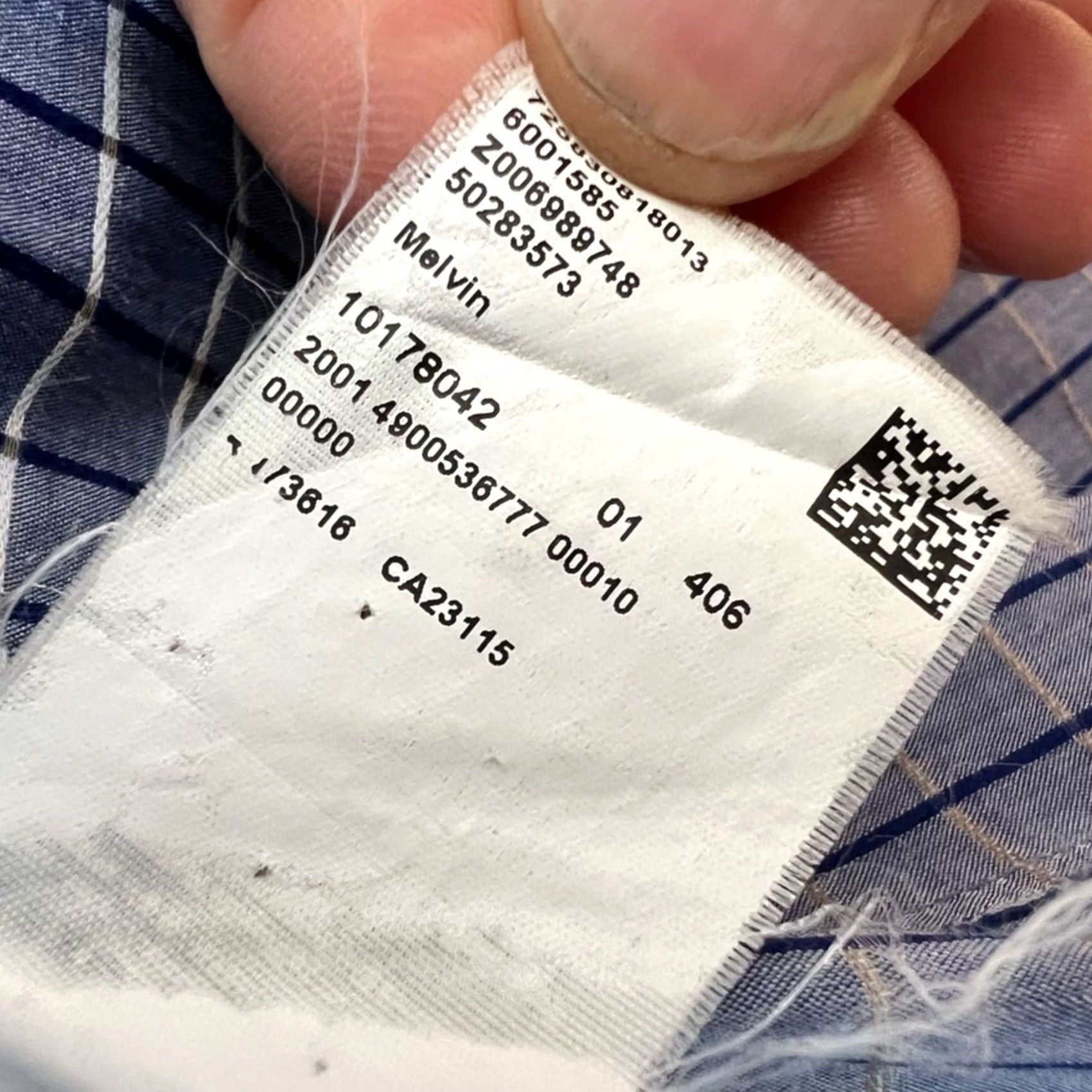 Hugo Boss Hugo Boss Shirt Mens Small Blue Check Melvin Slim Fit Casual Button Up Size US S / EU 44-46 / 1 - 6 Thumbnail