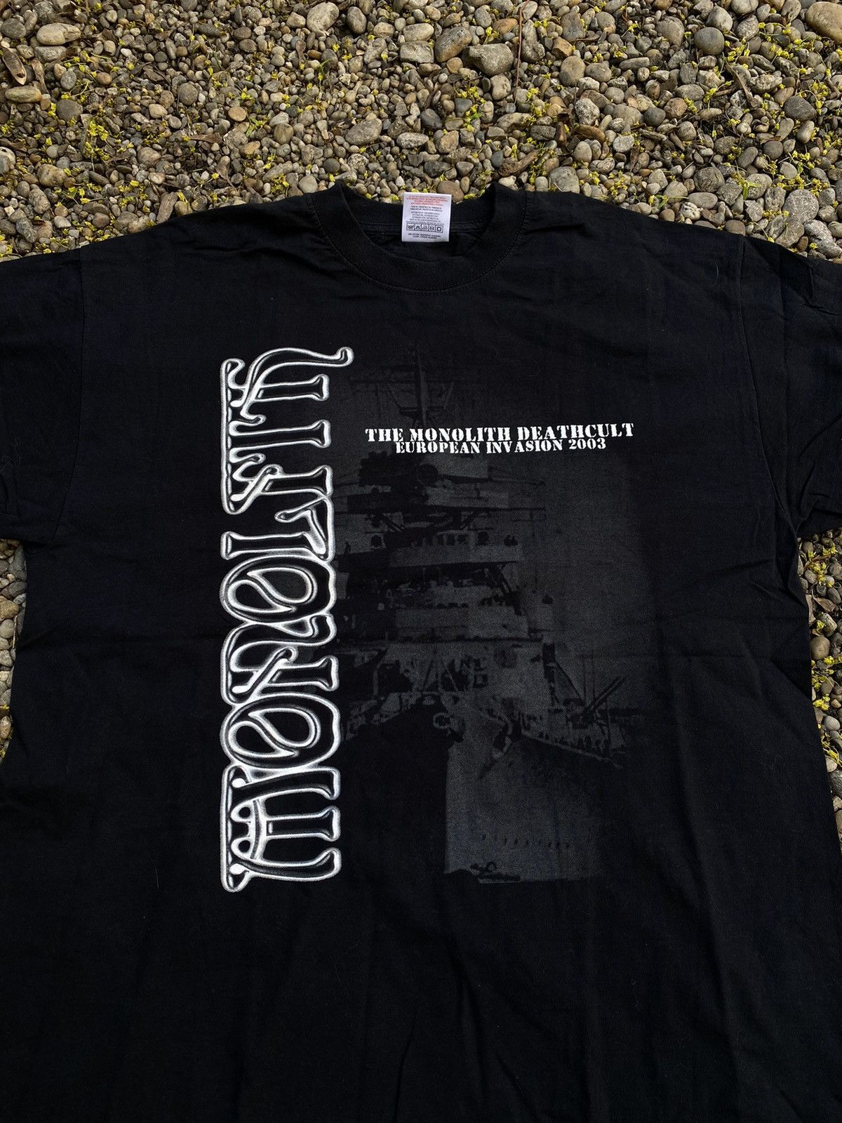 Band Tees × Vintage The Monolith Deathcult White Crematorium Vintage 2003 Tee Size US XL / EU 56 / 4 - 3 Thumbnail