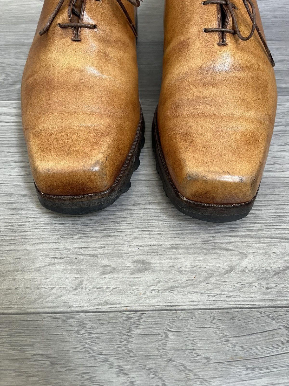 Berluti Berluti andy whole cut square toe oxford leather shoes uk8 Size US 9 / EU 42 - 3 Thumbnail