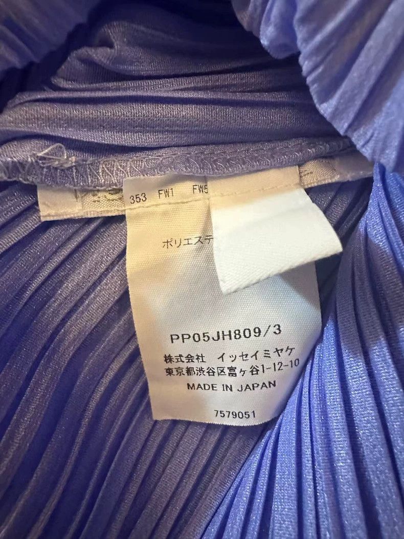 Issey Miyake Issey Miyake size:3 Light blue pleated sleeveless dress Size S / US 4 / IT 40 - 3 Thumbnail
