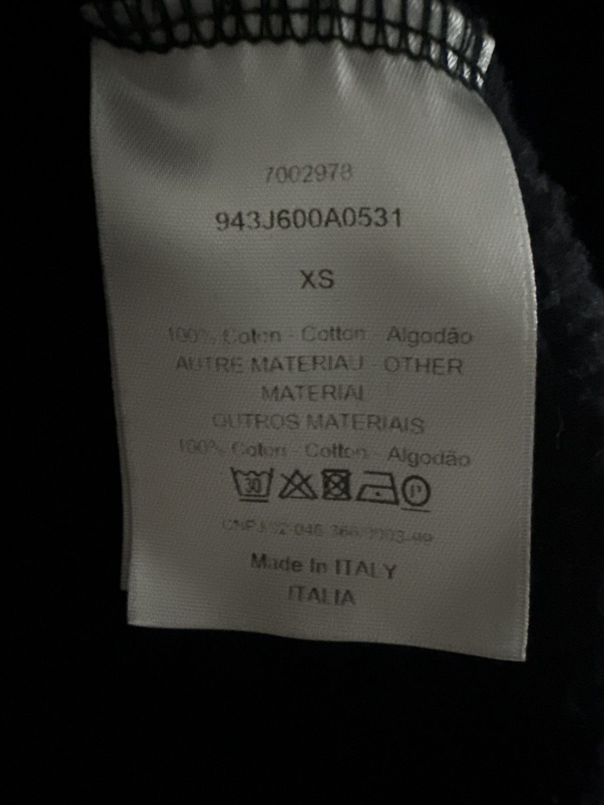 Dior Mens Christian Dior hoodie size xs Size US XS / EU 42 / 0 - 10 Thumbnail