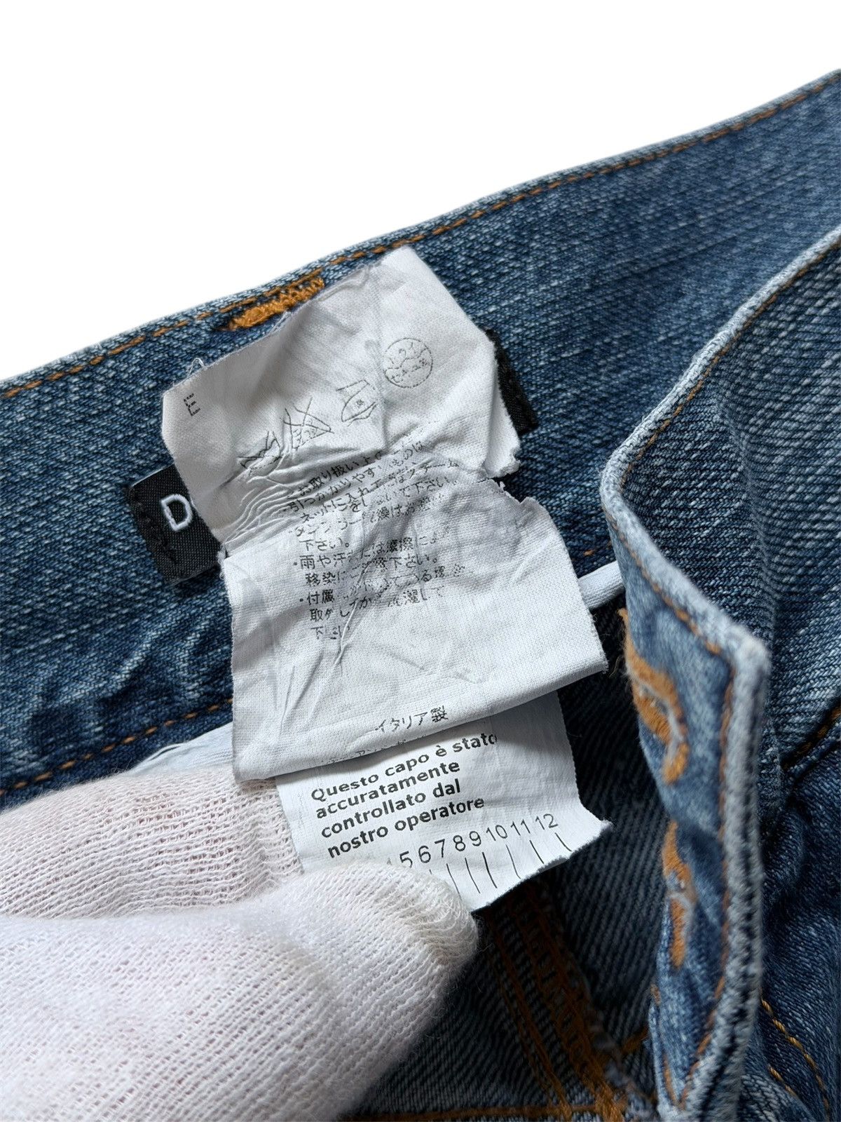 Dolce & Gabbana Vintage 00s Dolce & Gabbana Big Logo Jeans Denim Size US 30 / EU 46 - 12 Thumbnail
