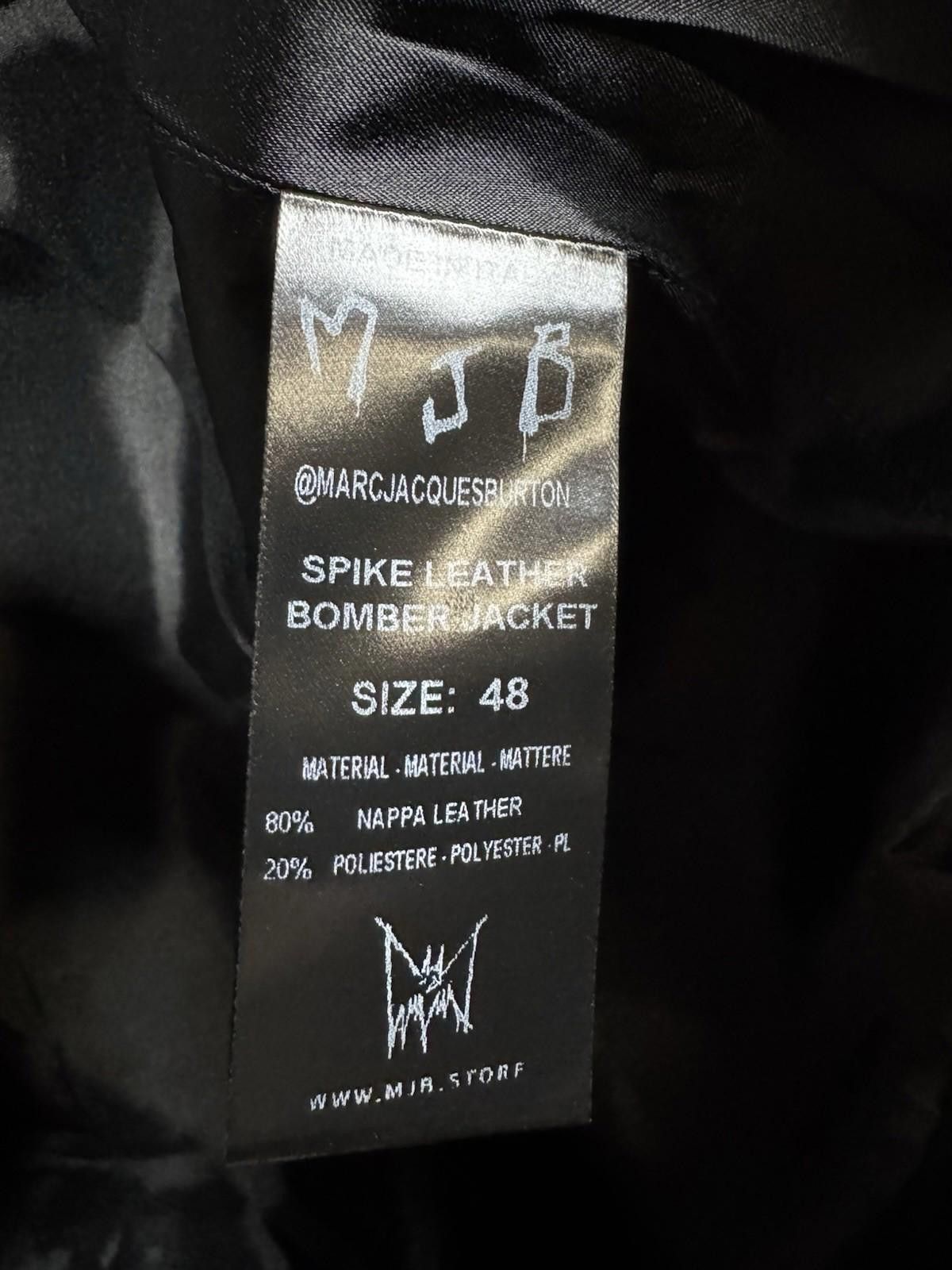 Other MJB Marc Jacques Burton Spiked Nappa Leather Bomber Jacket Size US L / EU 52-54 / 3 - 10 Thumbnail