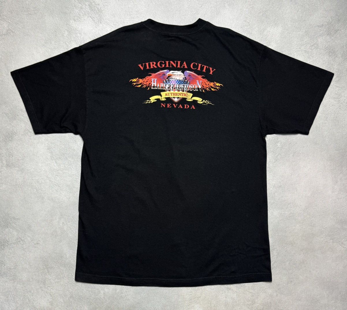 Harley Davidson Harley Davidson 1999 Virginia City Nevada Moto T-Shirt Size US XXL / EU 58 / 5 - 1 Thumbnail