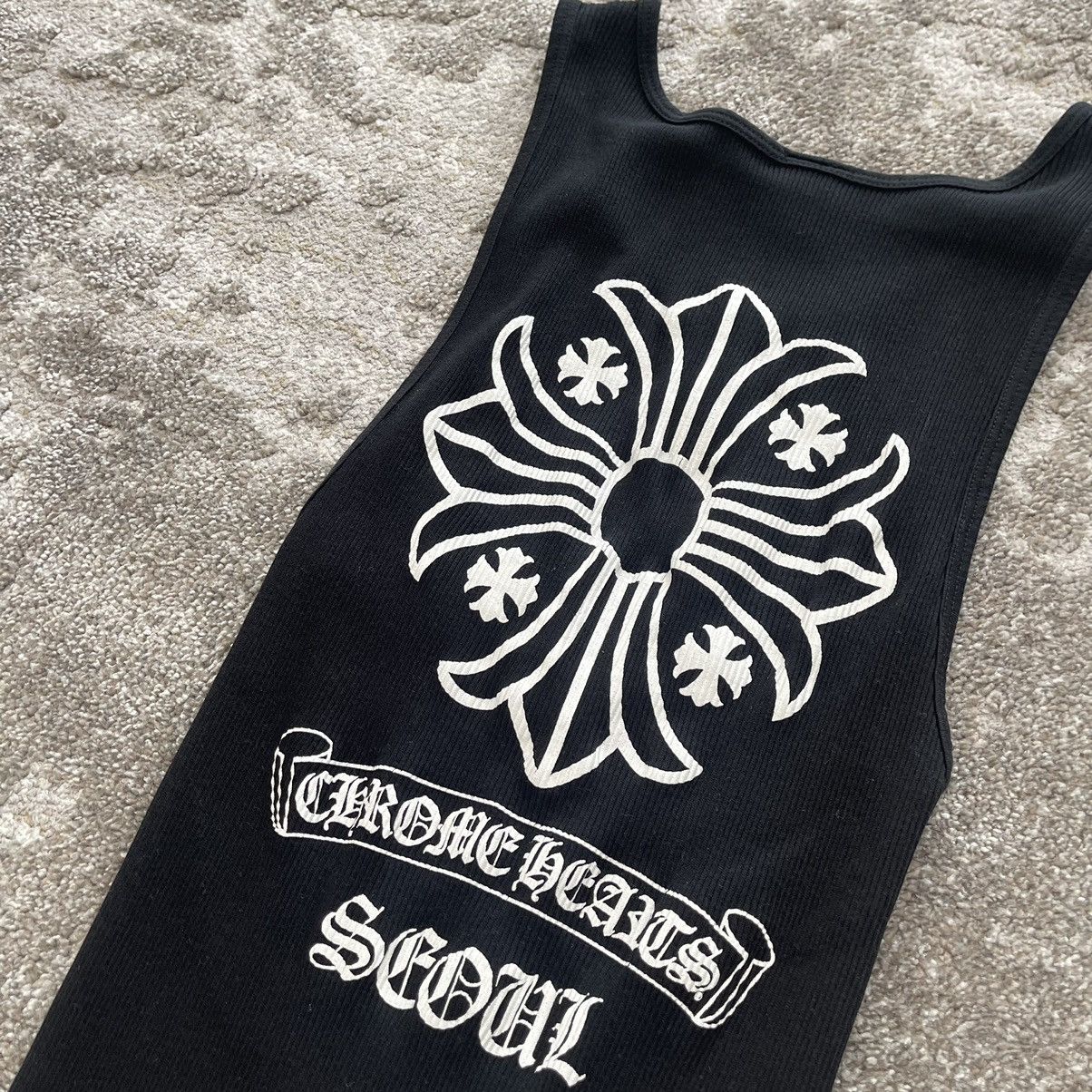 Chrome Hearts × Vintage Chrome Hearts Seoul Exclusive Classic Rib Vintage Tank Top Size M / US 6-8 / IT 42-44 - 4 Thumbnail