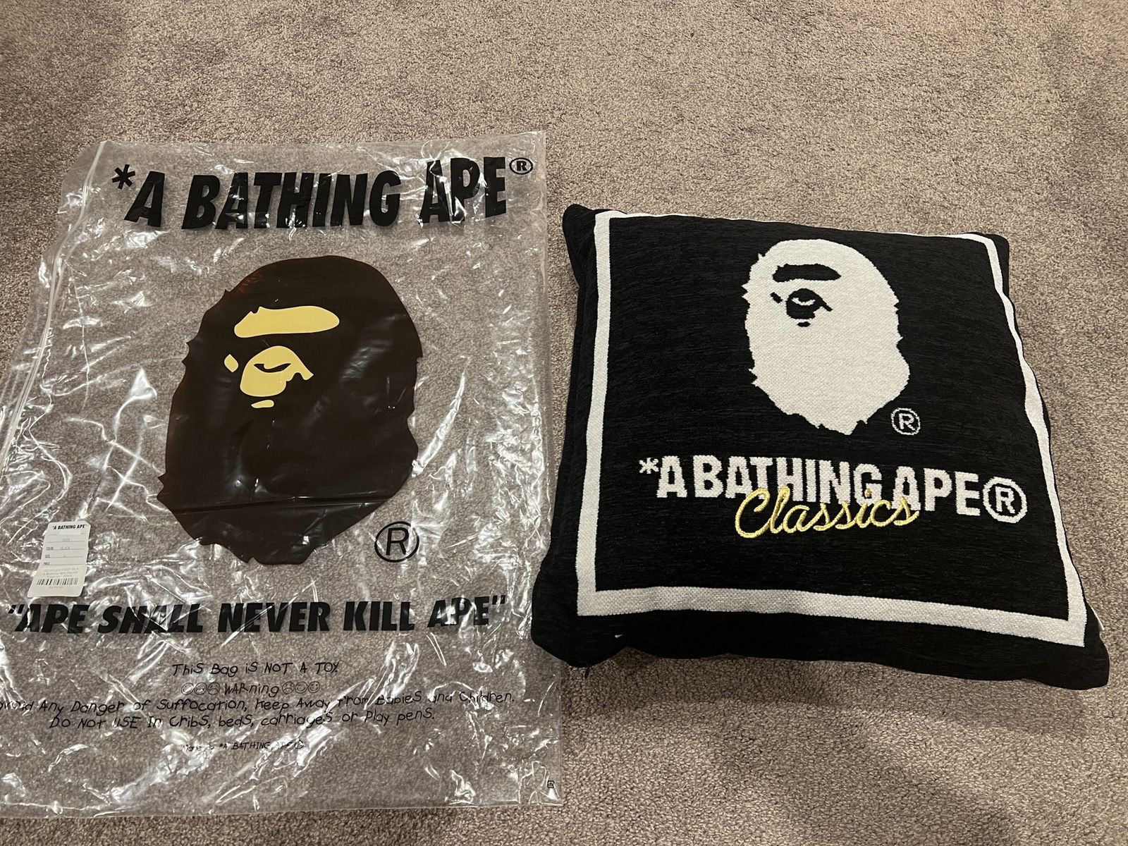 Bape Brand new A bathing ape Bape square cushion Size ONE SIZE - 2 Thumbnail