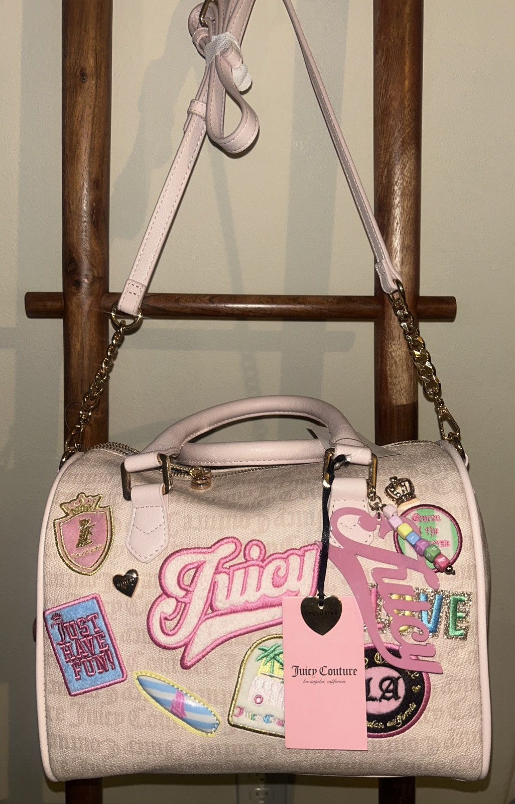 Juicy Couture Juicy Couture Juicy Run the World Satchel Bag Size ONE SIZE - 3 Thumbnail