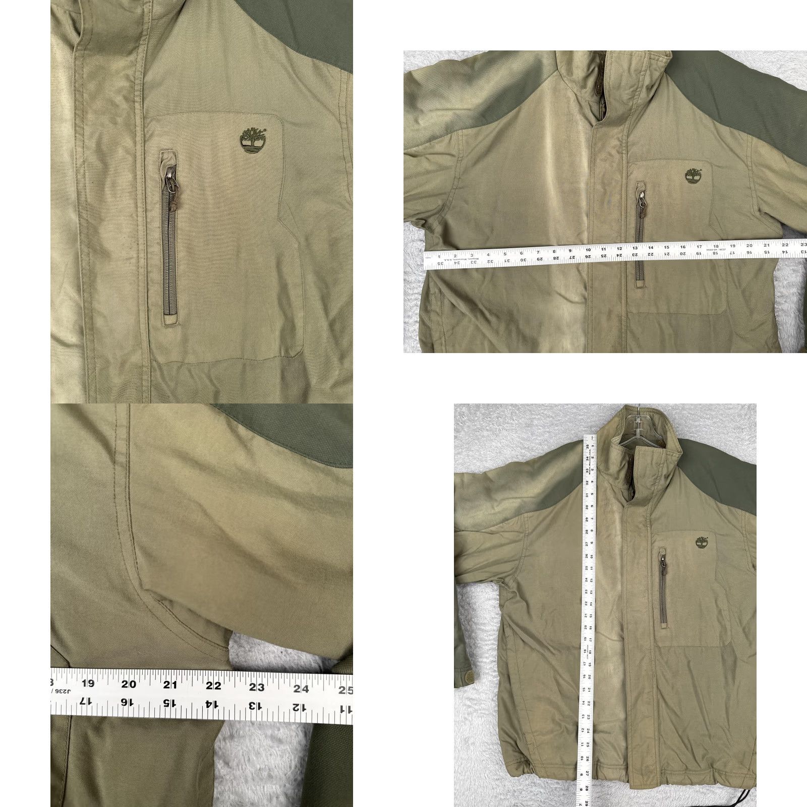 Timberland VINTAGE Timberland Weathergear Jacket Mens M Green Khaki Lined 90s Windbreaker Size US M / EU 48-50 / 2 - 8 Thumbnail