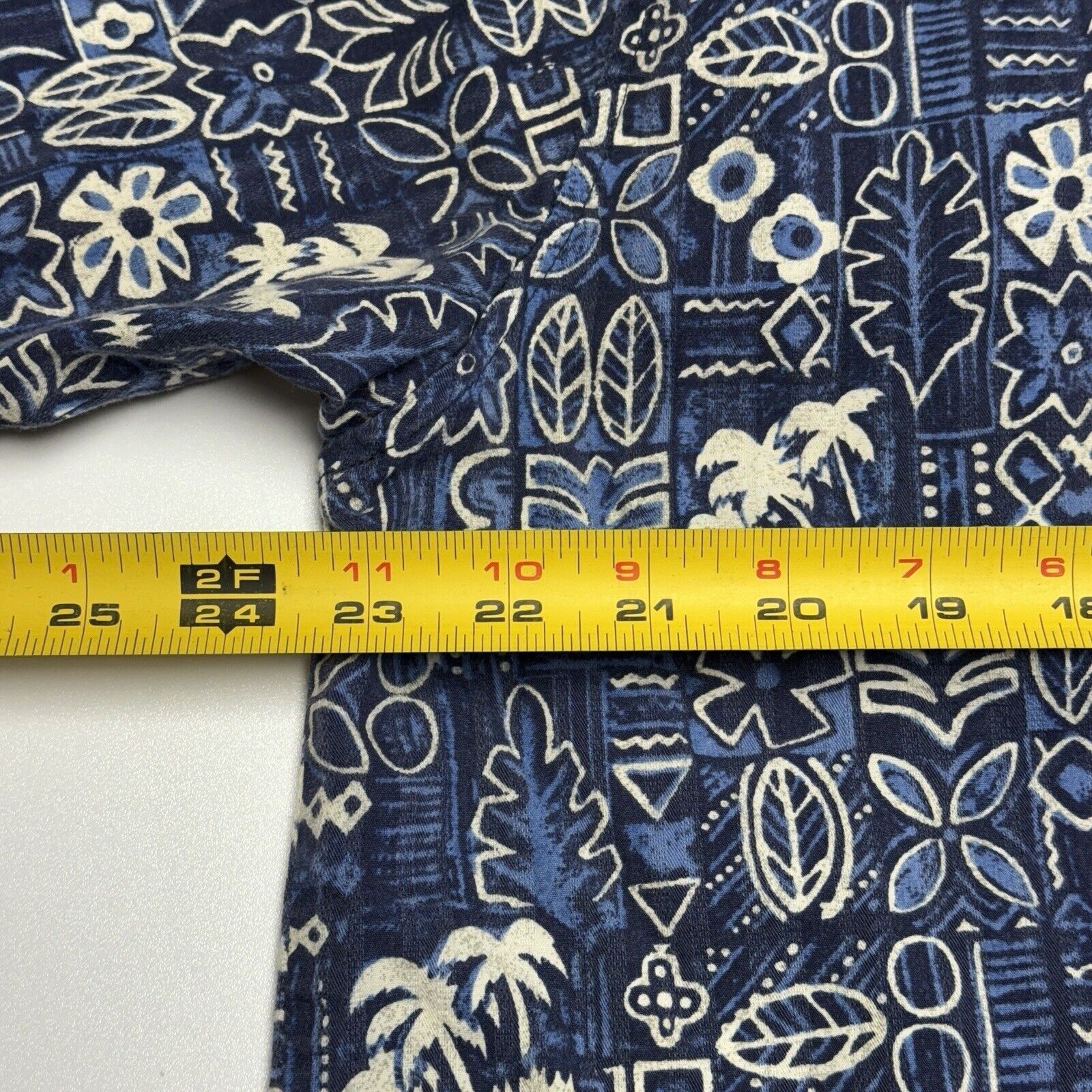 Ocean Pacific Ocean Pacific Button Up Shirt Mens Floral Hawaiian OP Blue Size US L / EU 52-54 / 3 - 7 Thumbnail