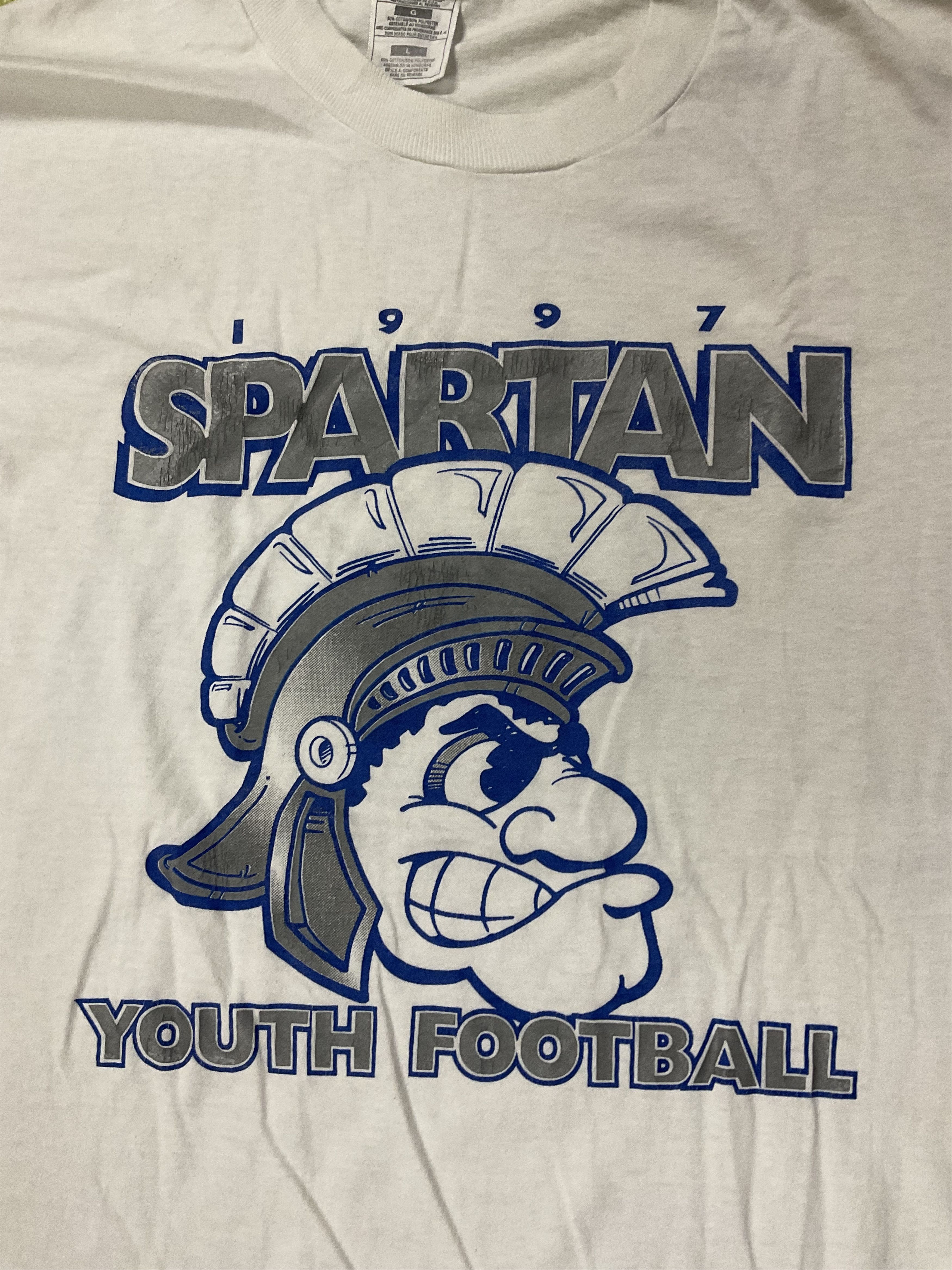 NCAA Vintage 1989-90 Michigan Spartans Sweatshirt FREE Vtg Tee Size US L / EU 52-54 / 3 - 7 Thumbnail
