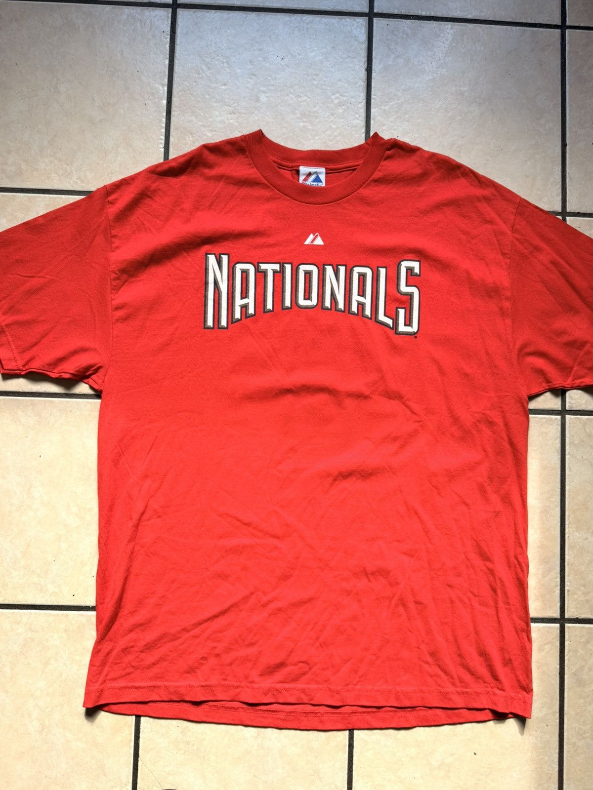 Majestic Washington Nationals Player Tee Size US XXL / EU 58 / 5 - 1 Thumbnail