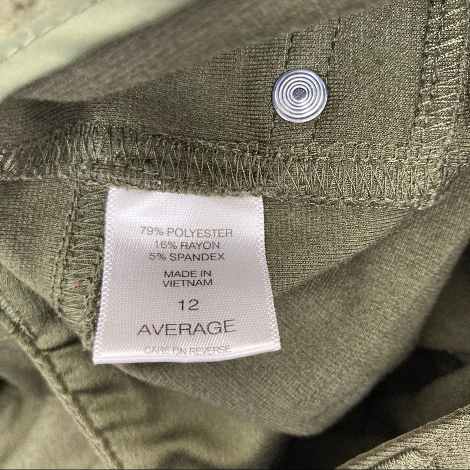 Other Soho New York & Company Green Stretch Pants Sz 12 Size 34" / US 12 / IT 48 - 4 Thumbnail