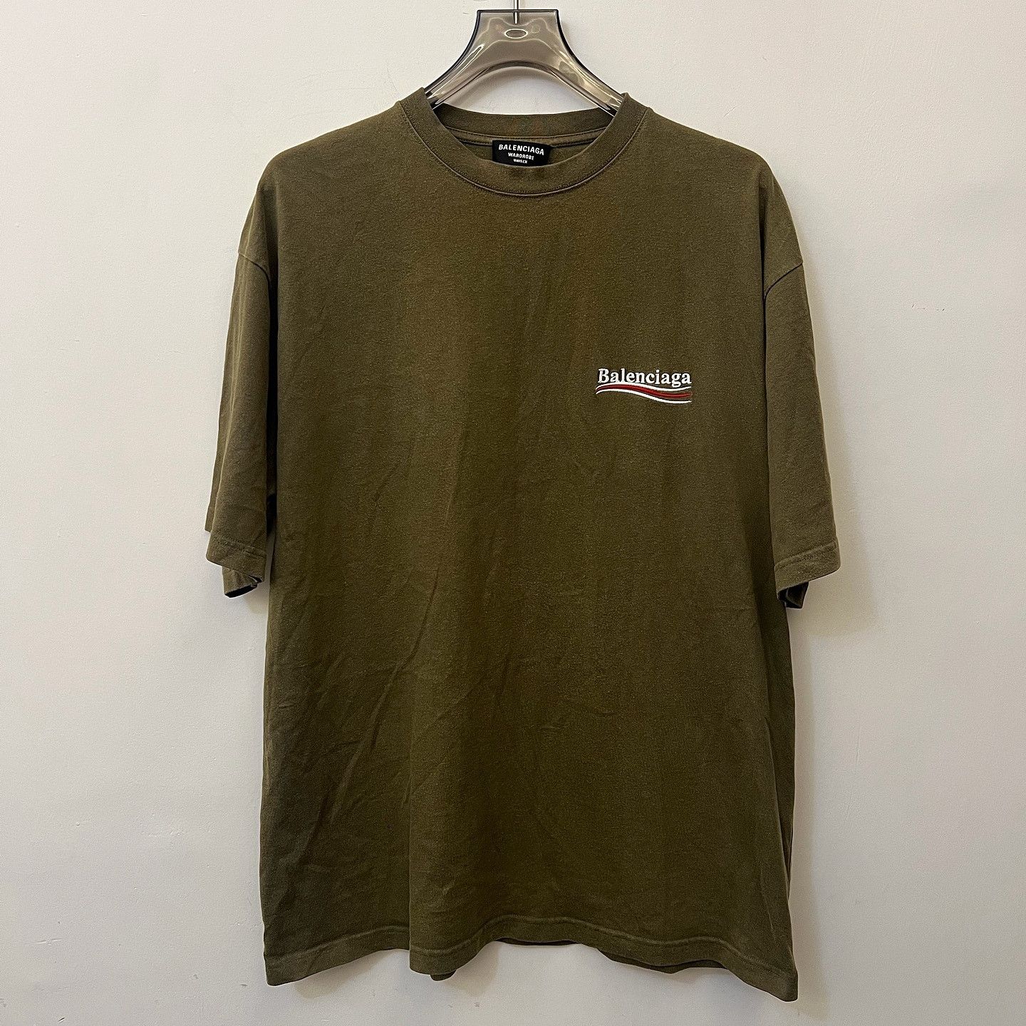 Balenciaga Balenciaga Wave Logo T-Shirt Size L Size US L / EU 52-54 / 3 - 1 Thumbnail