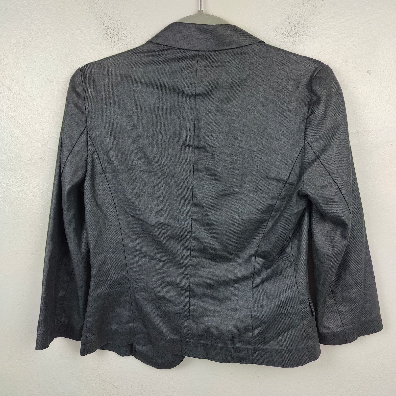 Other One Grey Day Open Fit Blazer Womens Medium Black Cotton Size M / US 6-8 / IT 42-44 - 5 Thumbnail