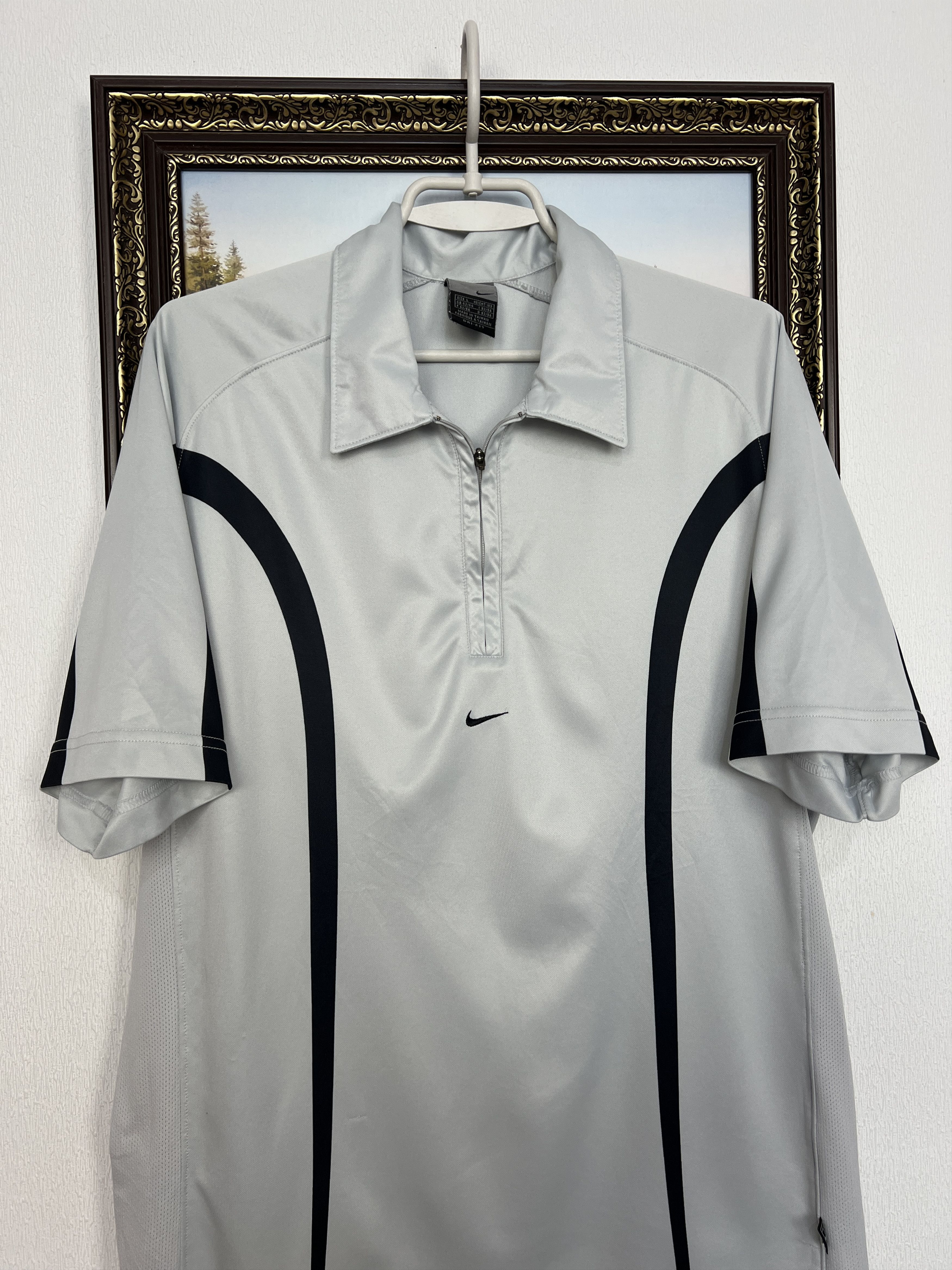 Nike Vintage Court Andre Agassi Tennis Polo Shirt Jersey Rare Size US L / EU 52-54 / 3 - 2 Thumbnail