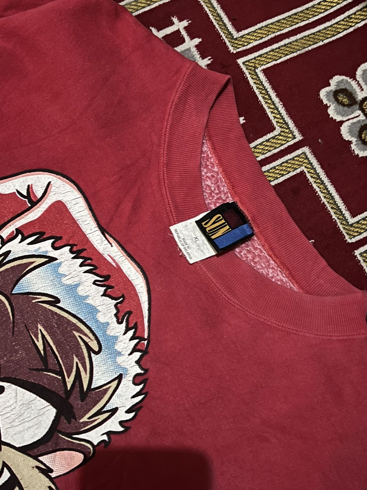 Vintage Taz Mania Sweater CrewNeck Size US XL / EU 56 / 4 - 3 Thumbnail