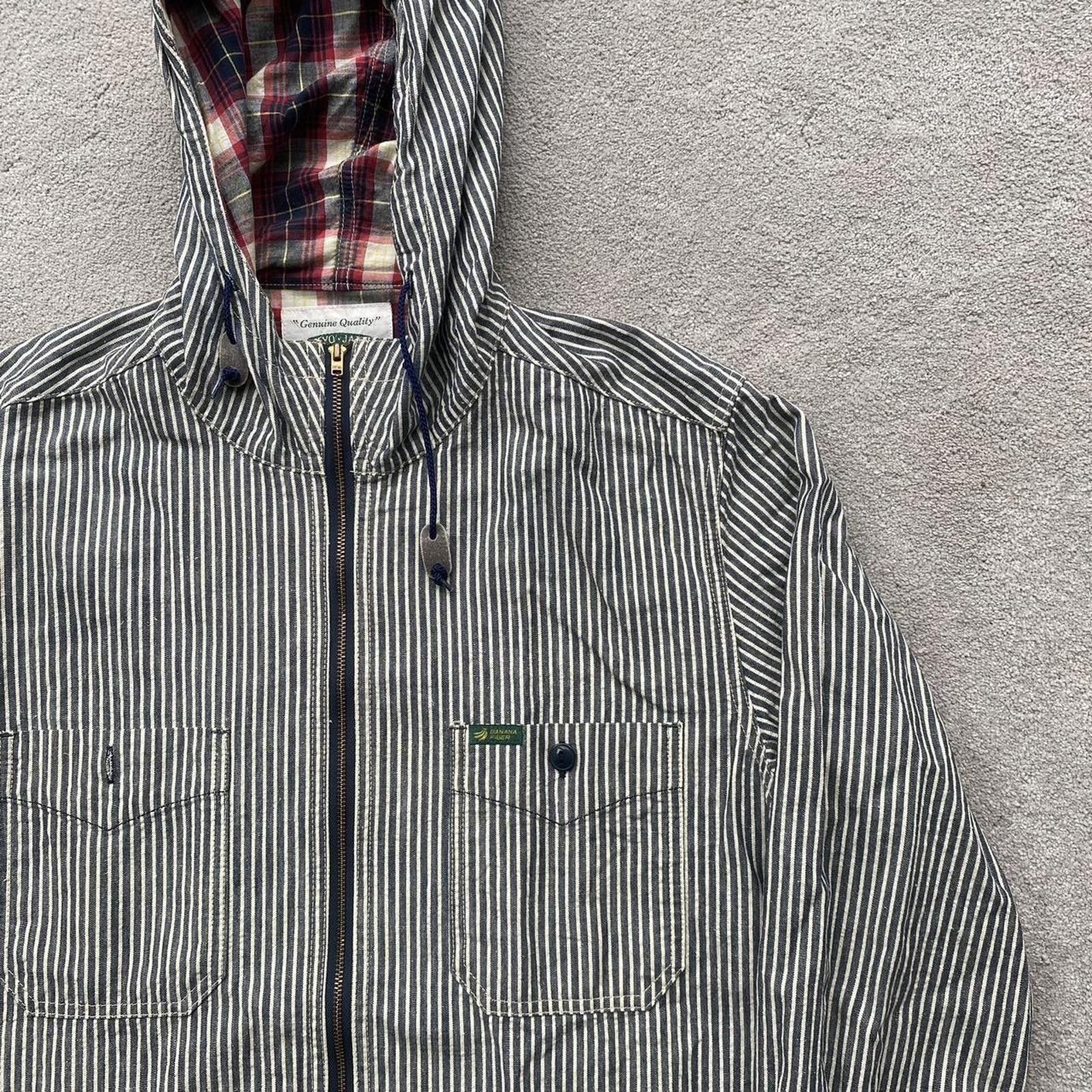 Edwin Edwin Japan Banana Fibre Striped Hooded Jacket Size US L / EU 52-54 / 3 - 2 Thumbnail