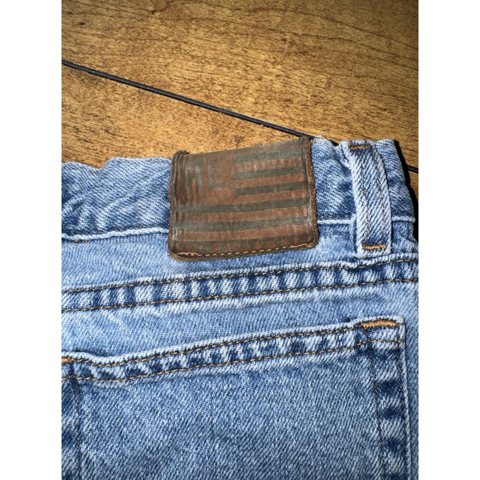 Ralph Lauren VINTAGE Ralph Lauren Denim Shorts Blue 24in Waist 24in Inseam Women 14 Jorts Denim Size 42" / US 20 - 4 Thumbnail