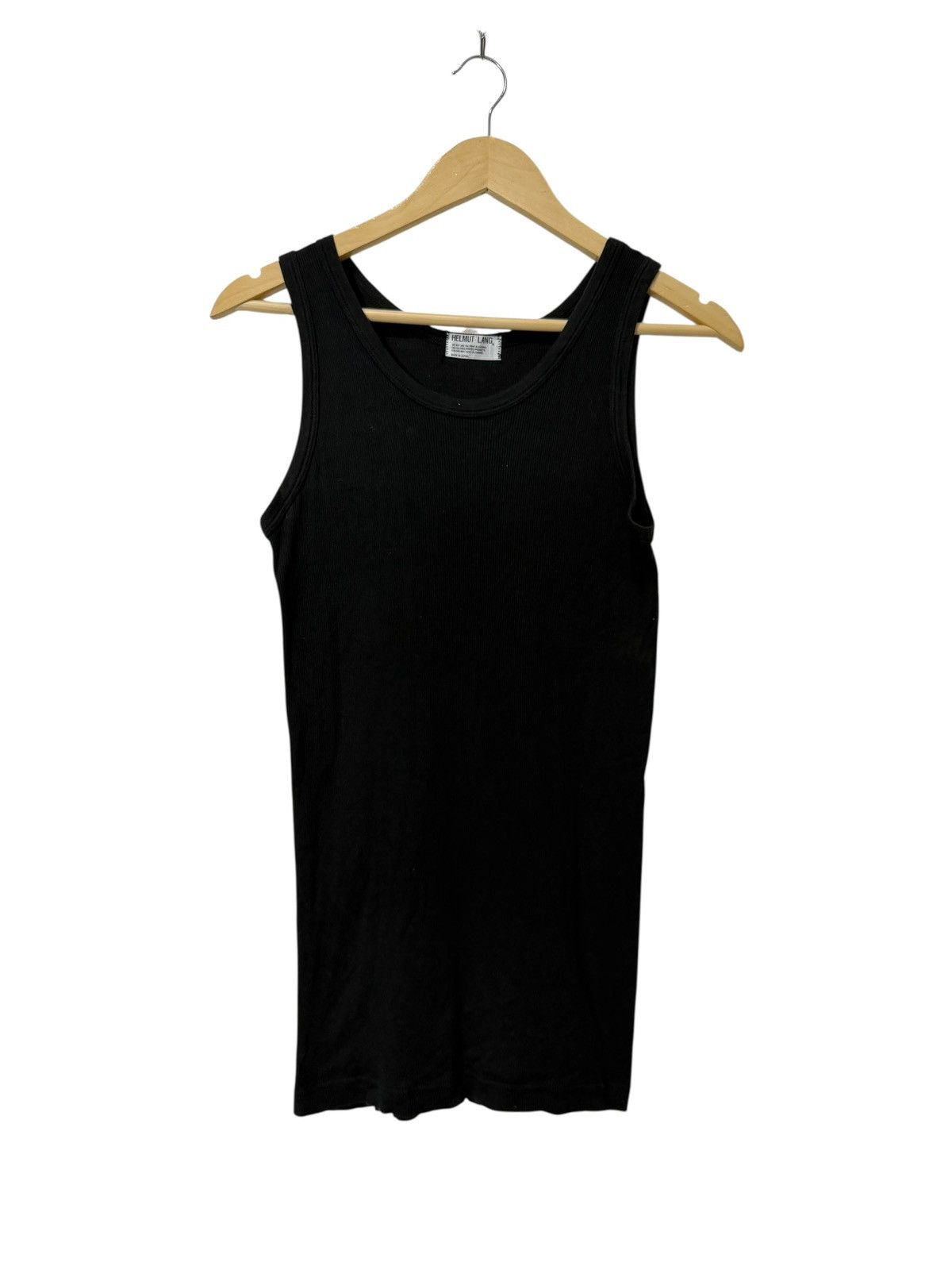 Helmut Lang Vintage 90's Archive Micro Ribbed Tank Top | Grailed